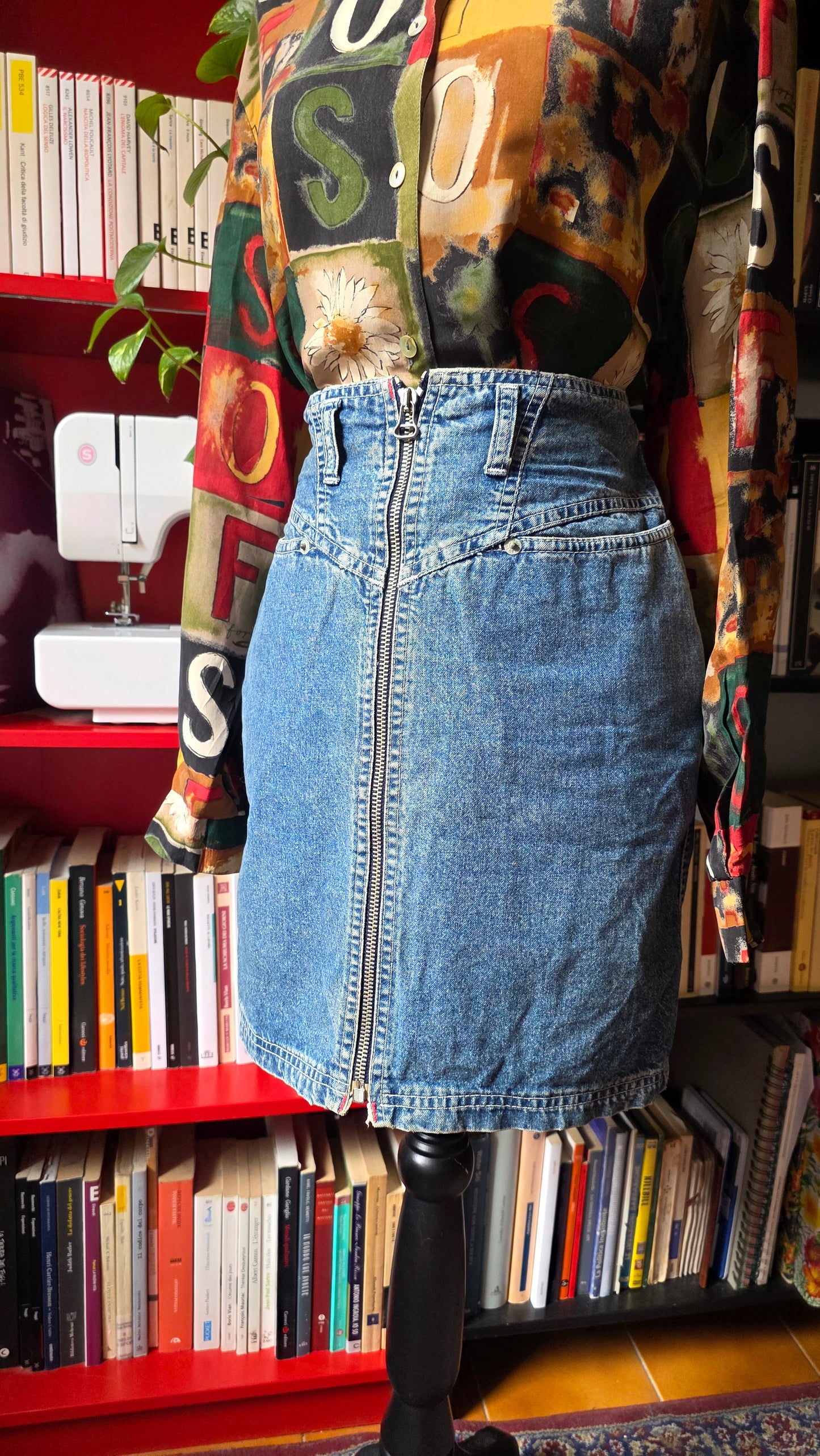 Gonna in denim