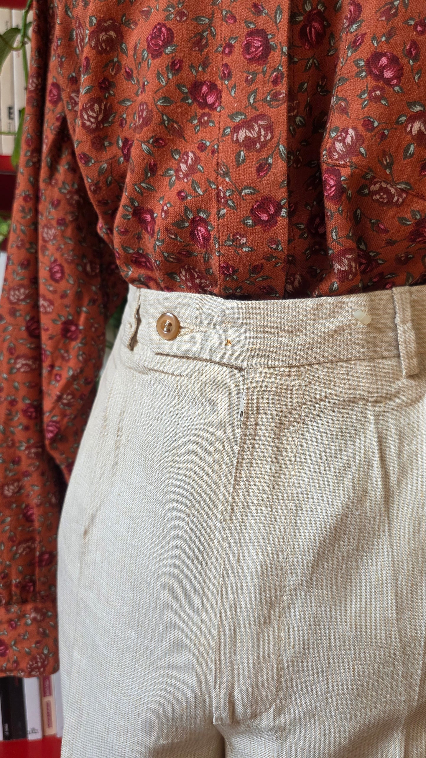 Pantaloni in lino