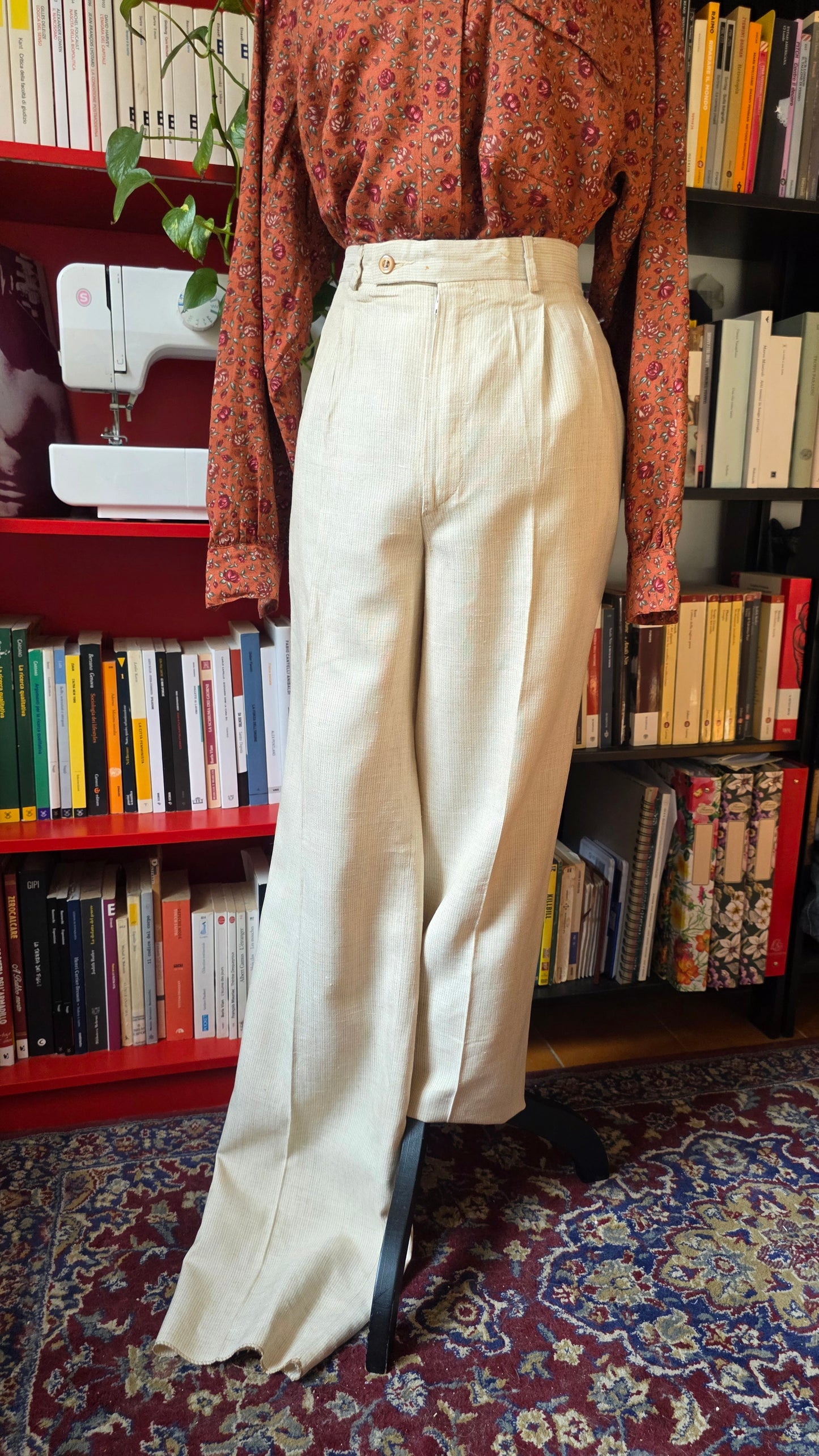 Pantaloni in lino