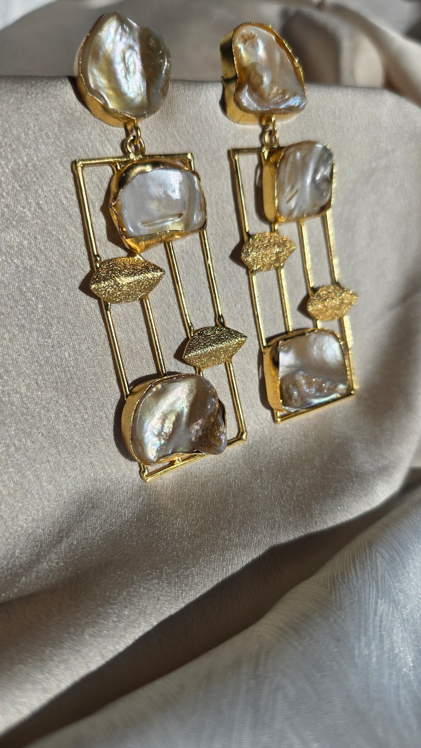 Orecchini in madreperla