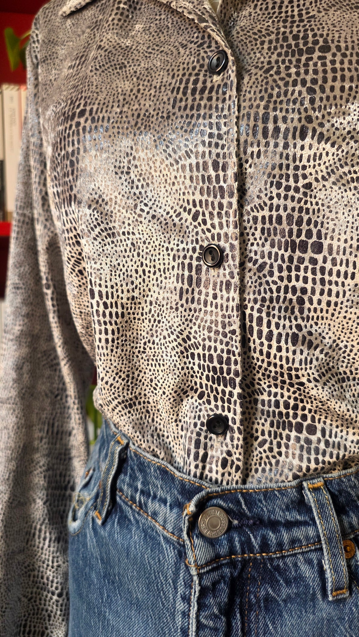 Camicia sartoriale animalier