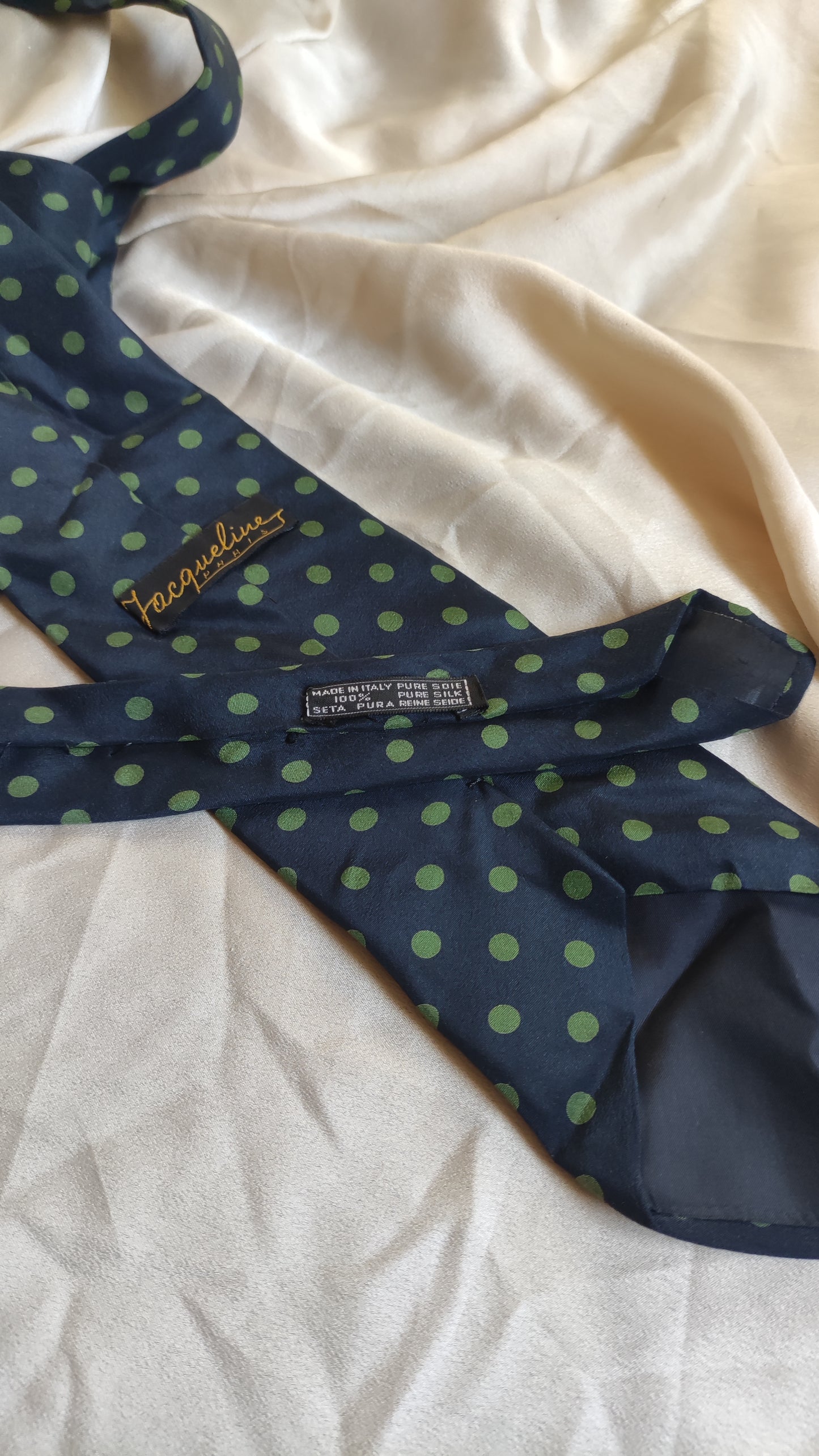 Cravatta pois in seta