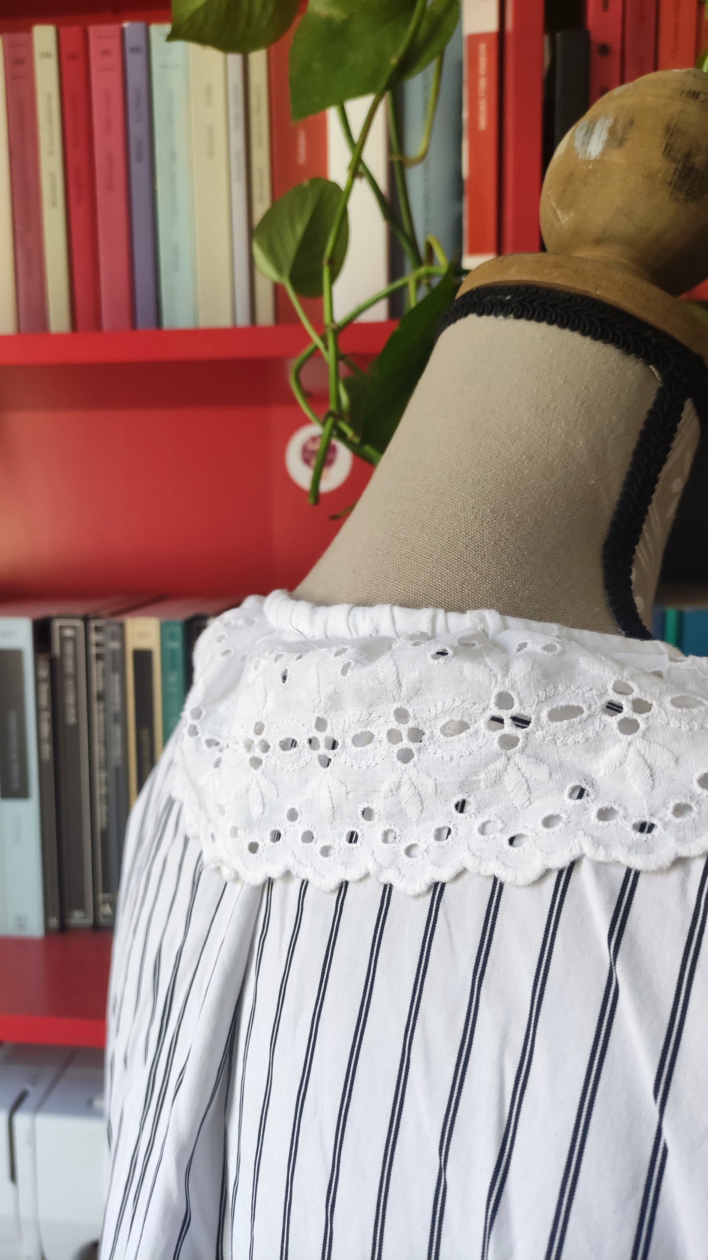 Camicia crop Ralph Lauren righe