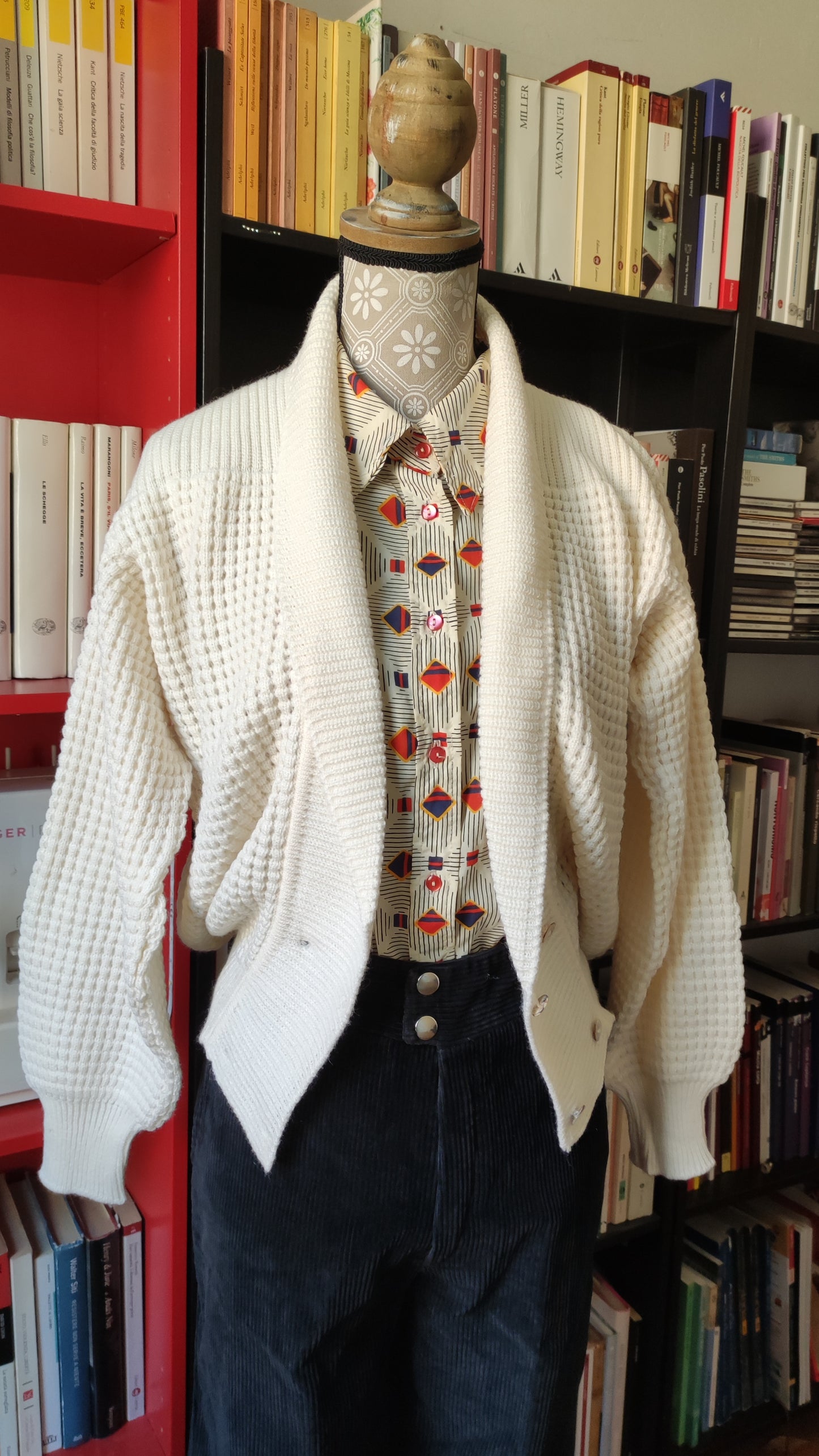 Cardigan panna