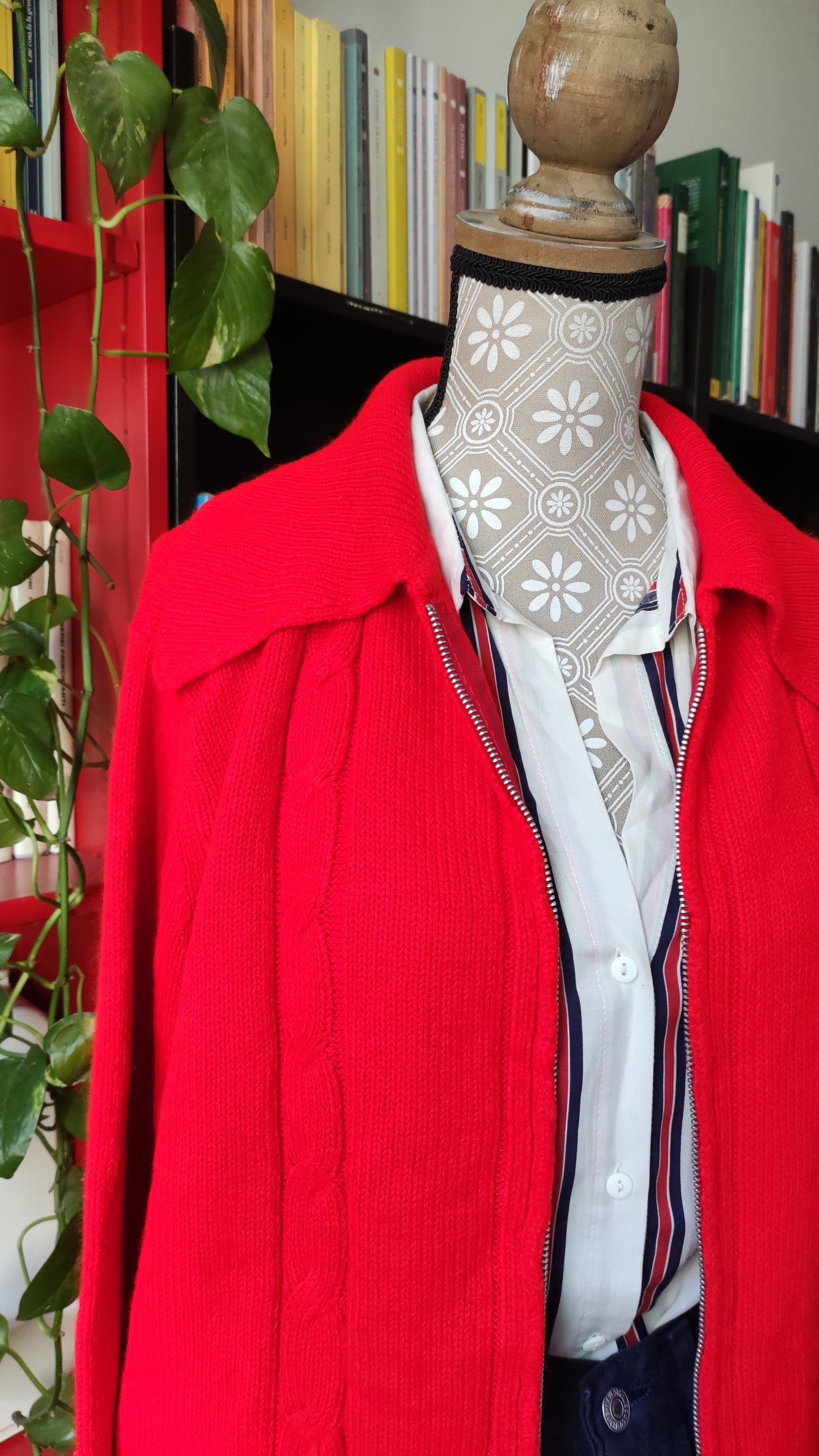Cardigan rosso Gea