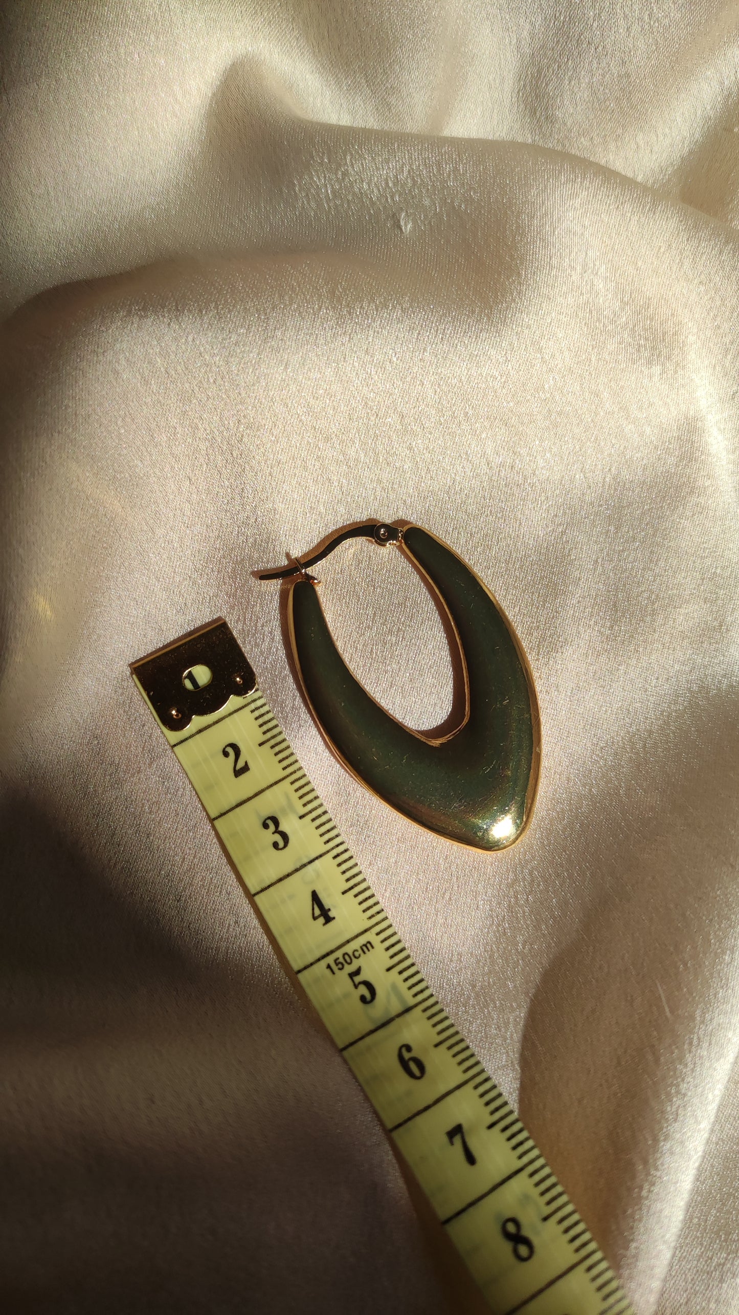 Orecchini allungati oro