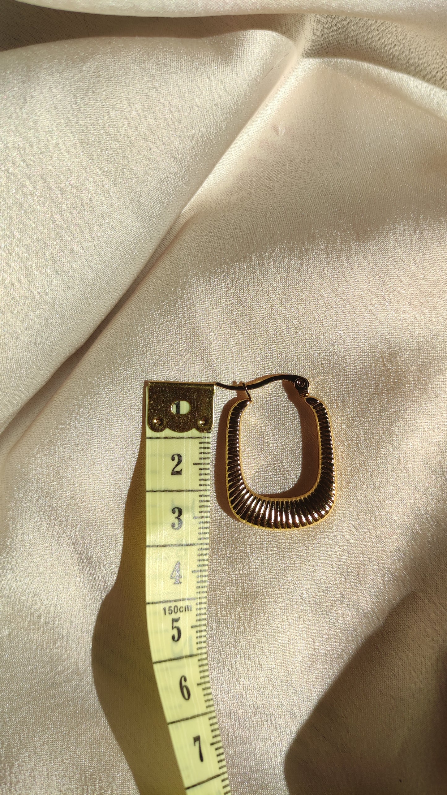 Orecchini rettangolo oro