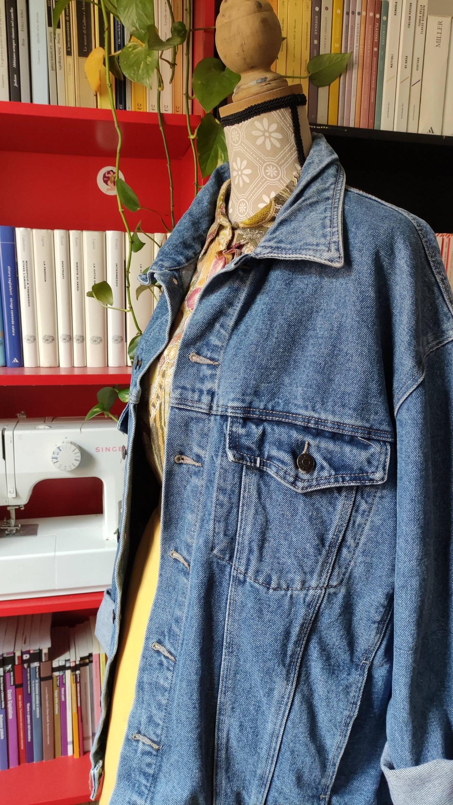 Giacca jeans oversize
