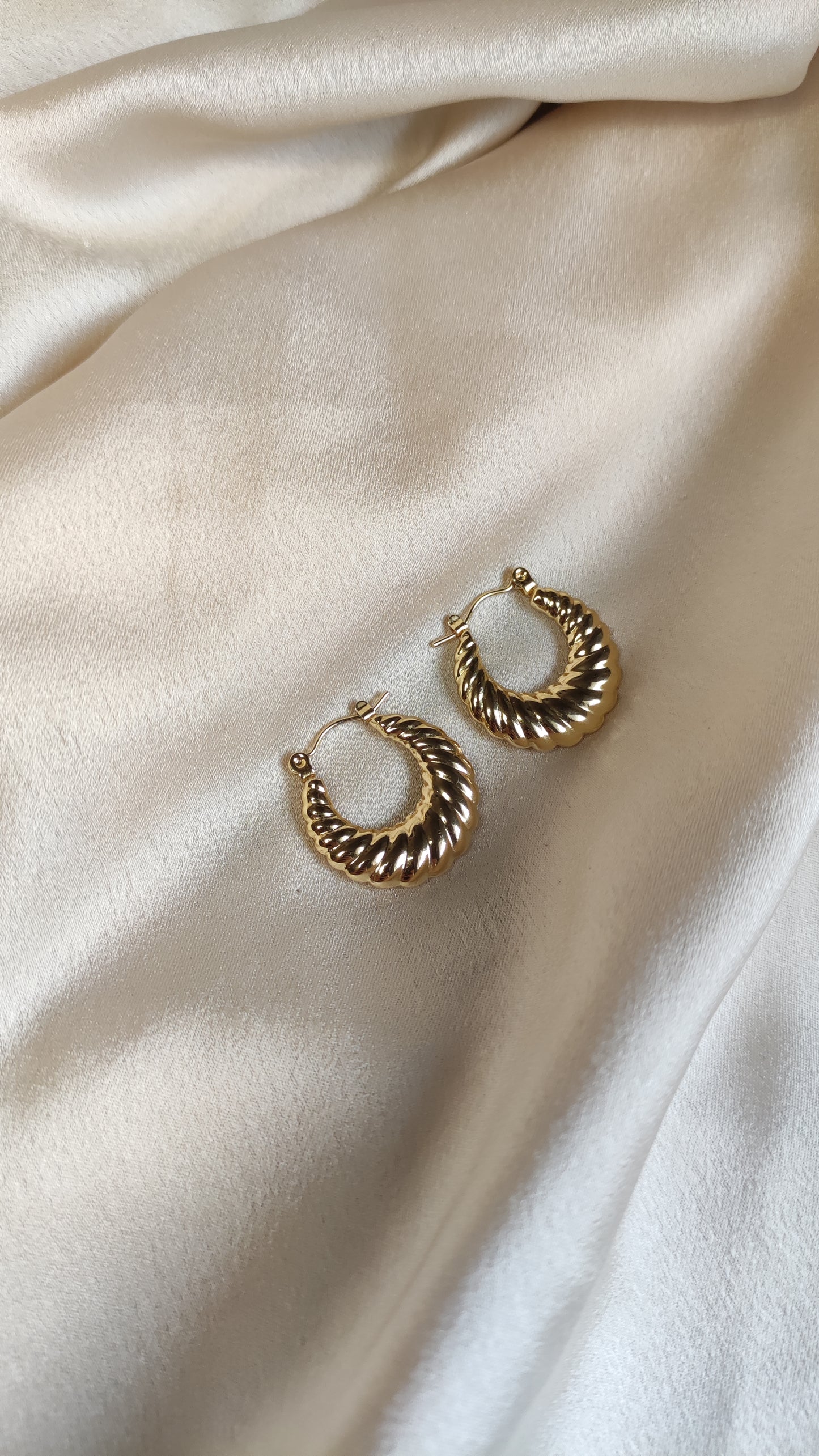 Orecchini torchon oro