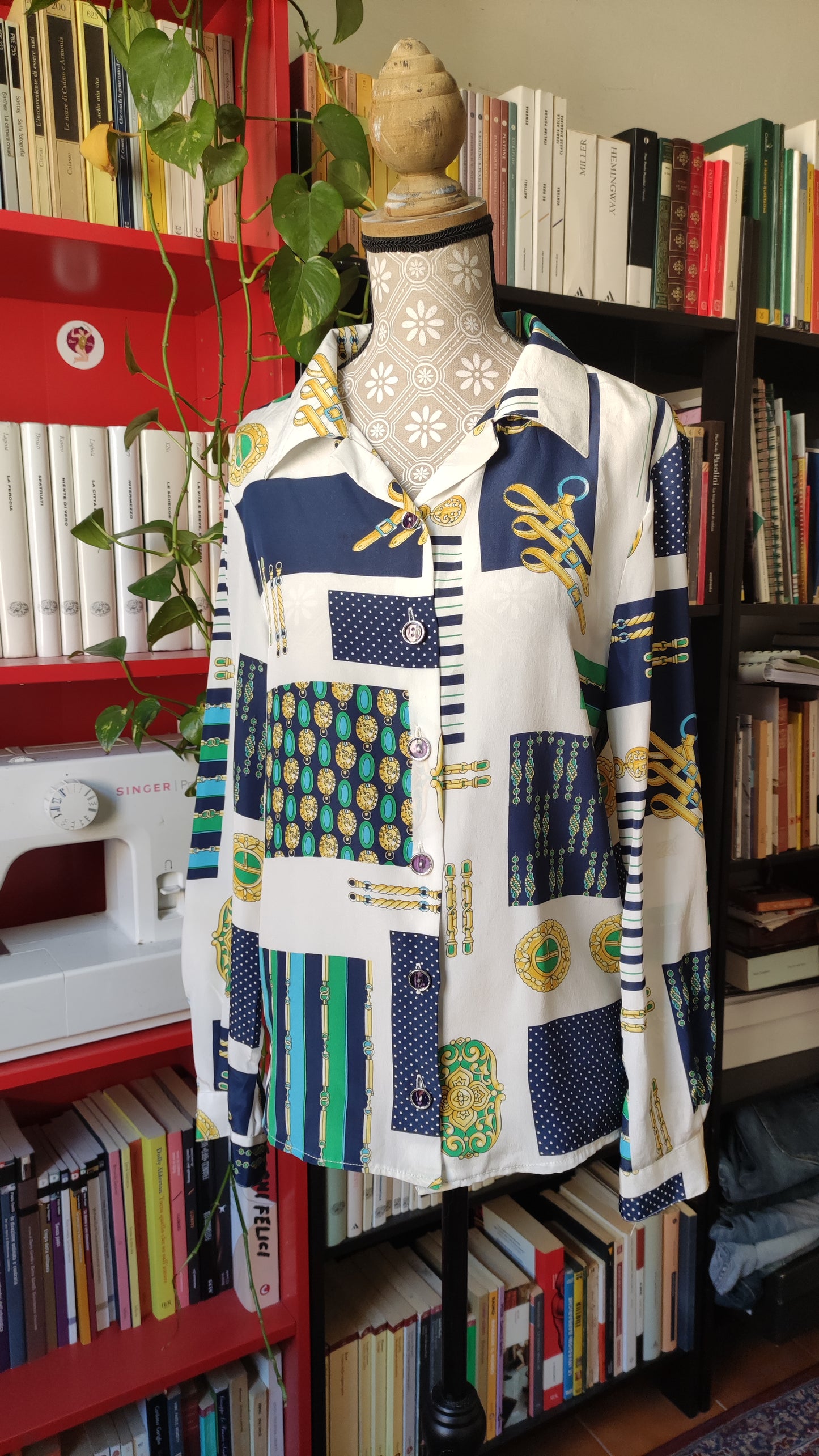 Camicia barocca in seta