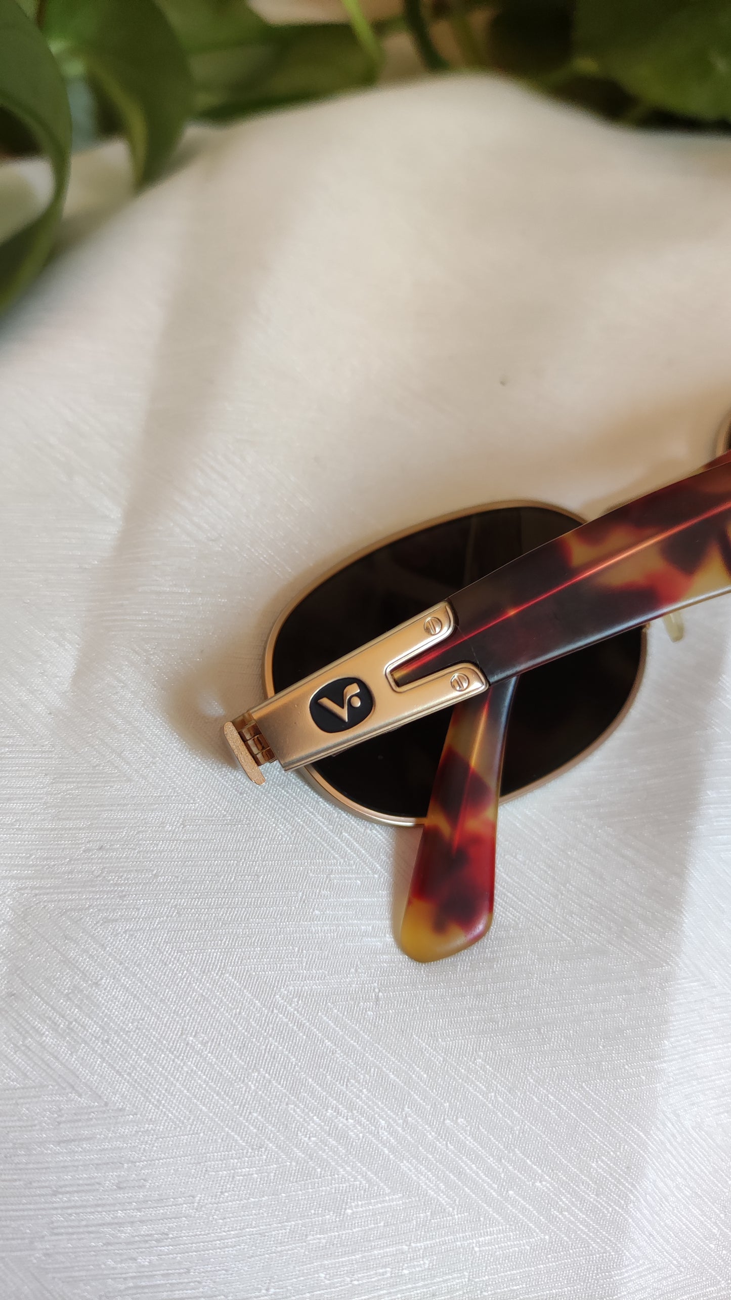 Occhiali da sole vintage Vogue astina maculata