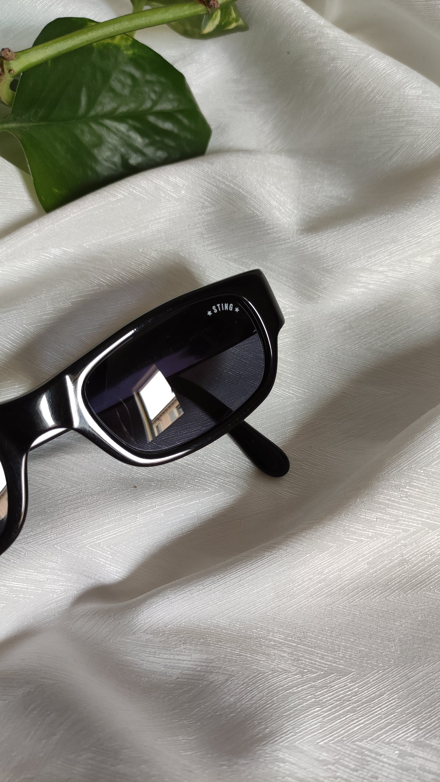 Occhiali da sole vintage Sting nero