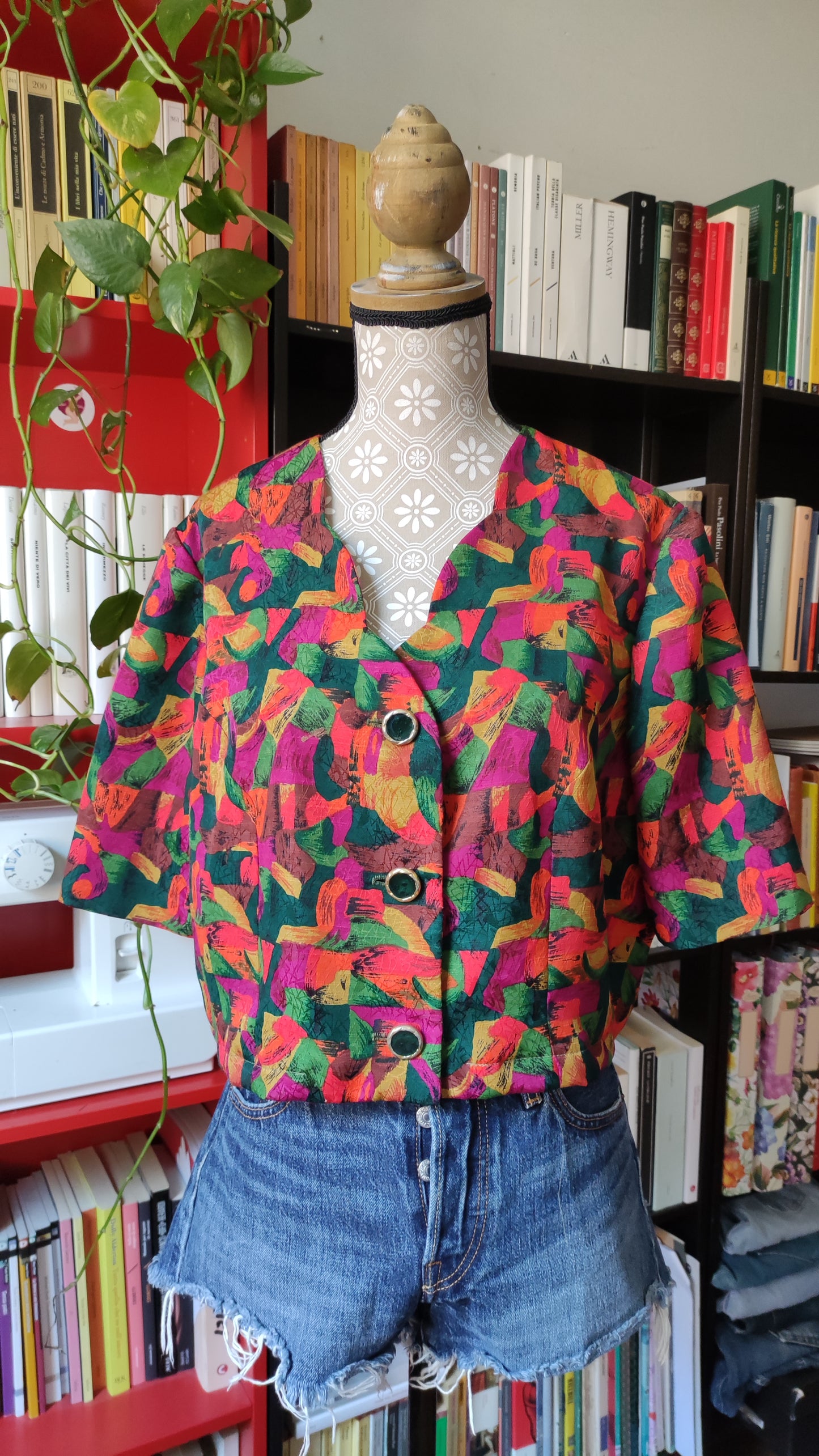 Camicia sartoriale crop