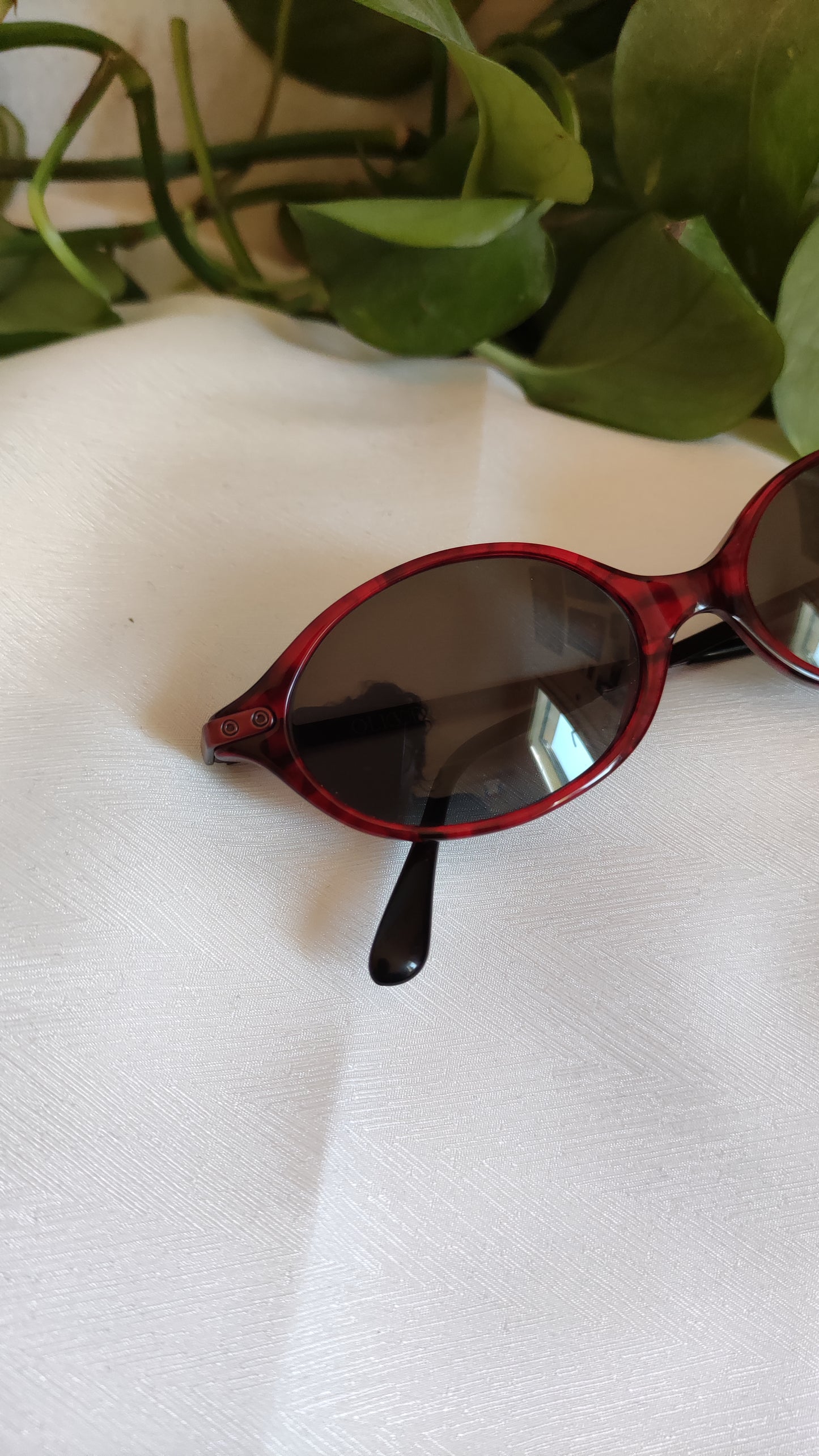 Occhiali da sole vintage Oliver bordeaux