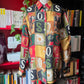 Camicia alfabeto in cupro