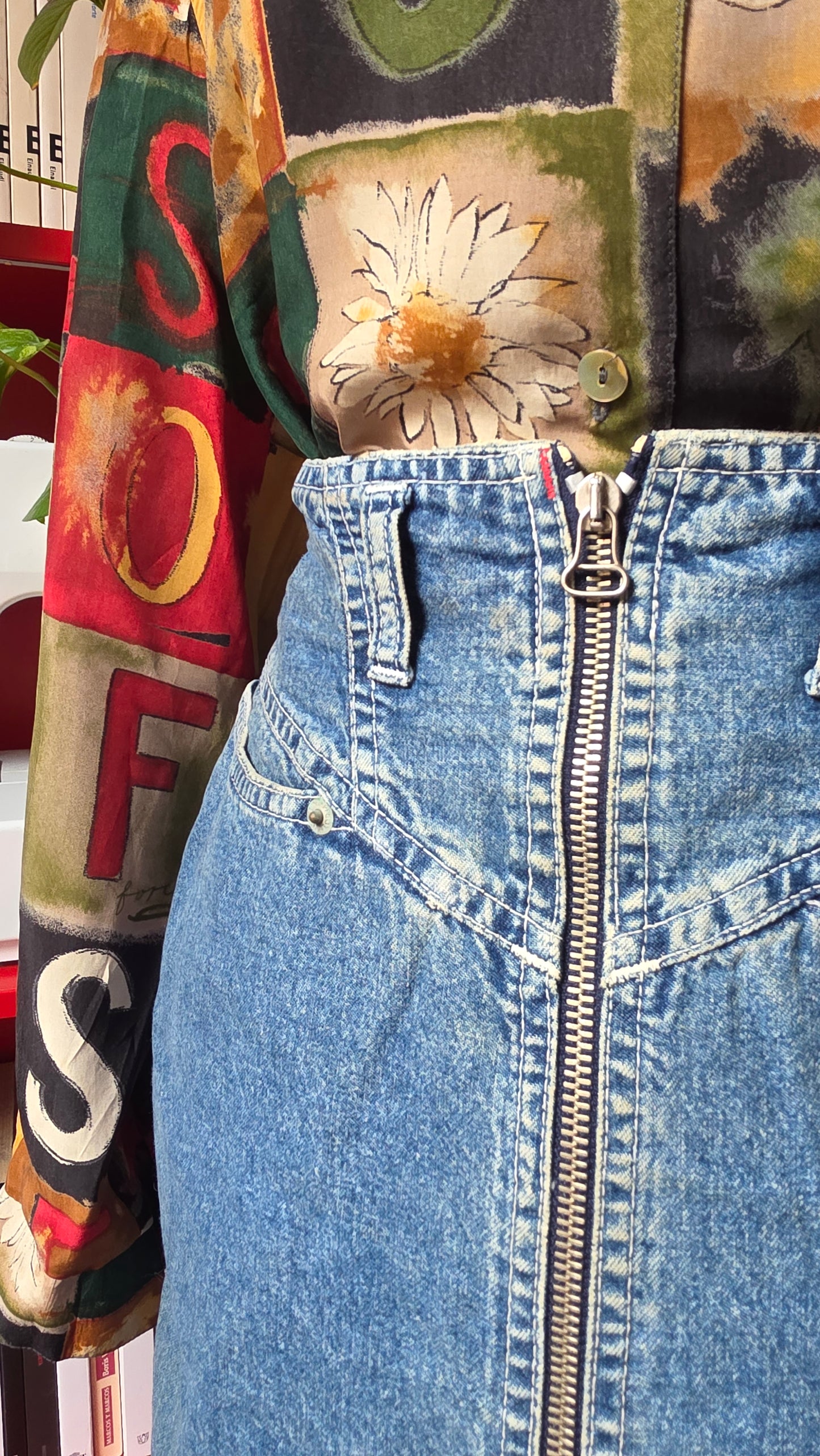 Gonna in denim