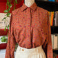 Camicia fiorellini in cotone