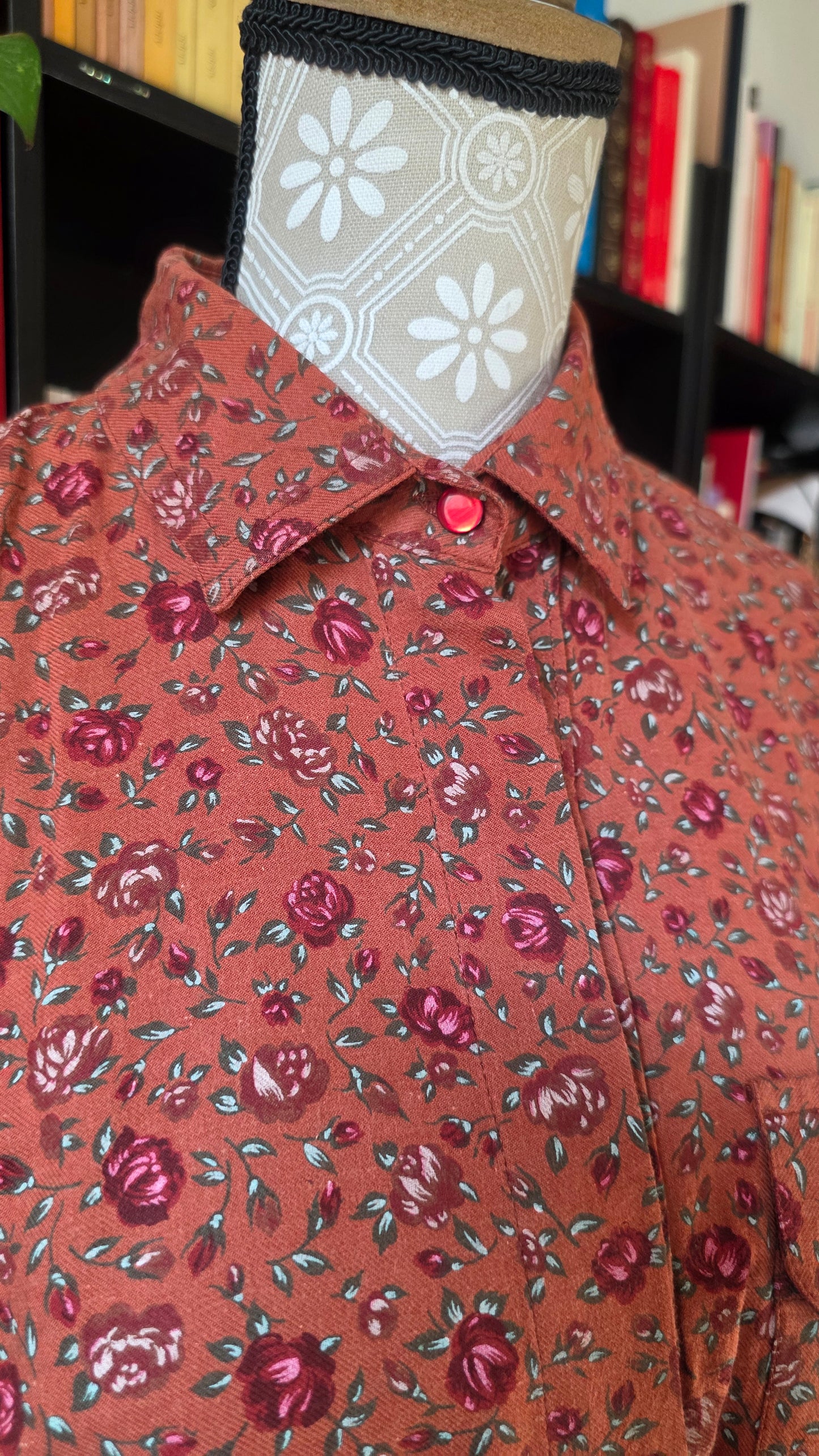 Camicia fiorellini in cotone
