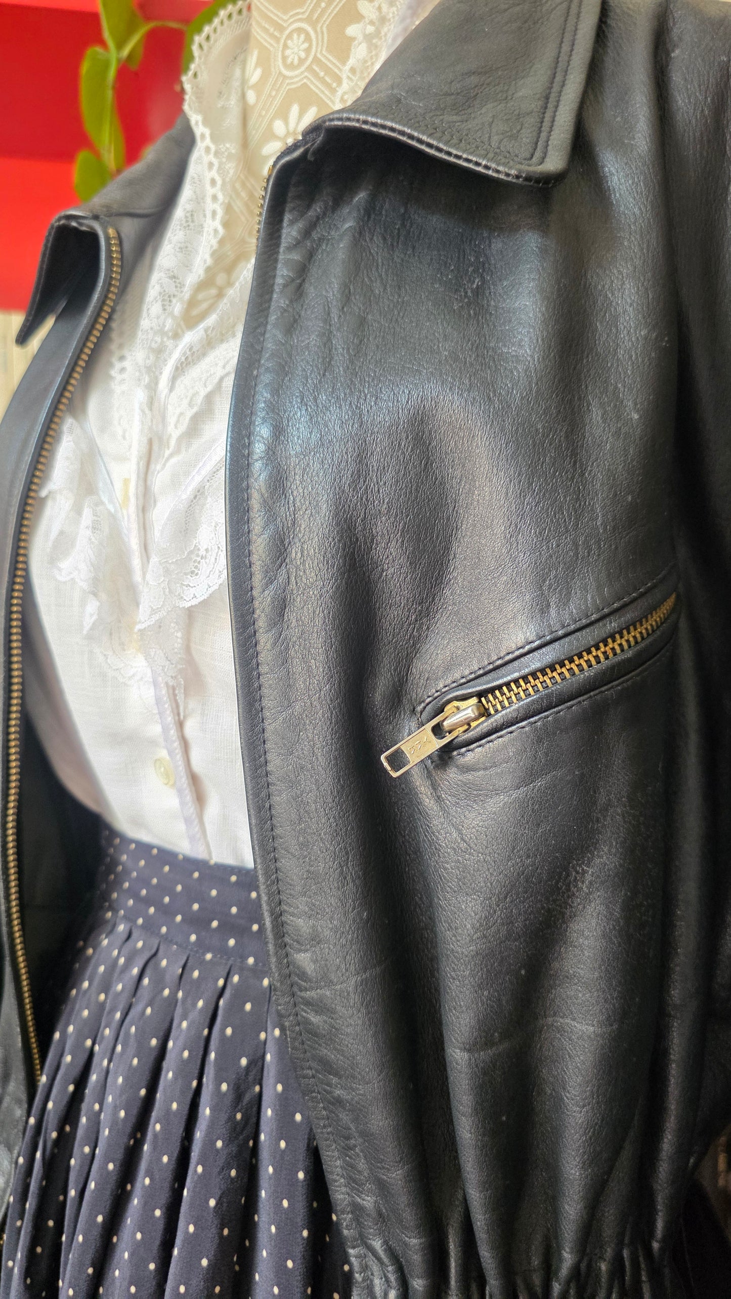Giacca in pelle