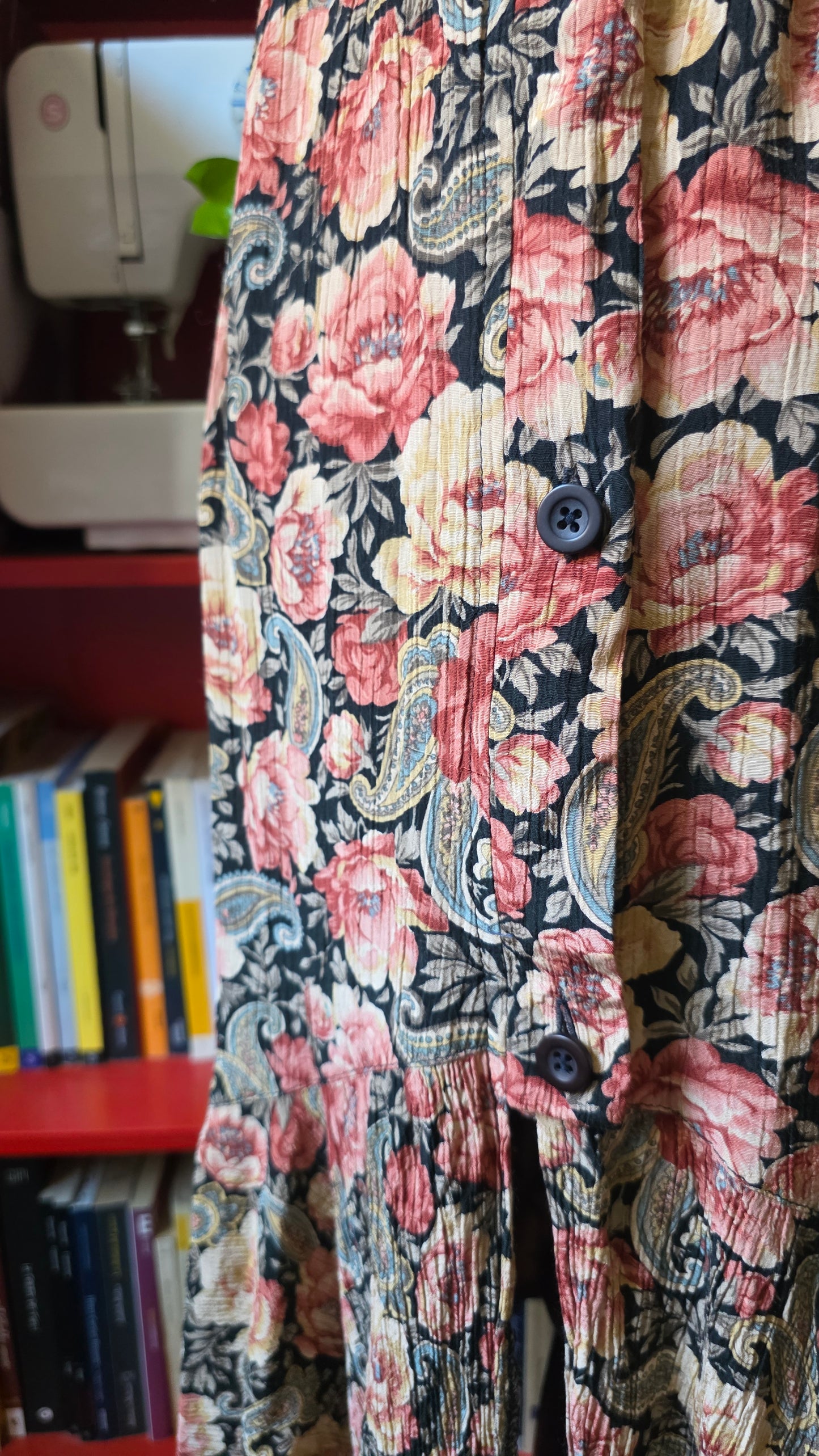 Gonna fiori e paisley