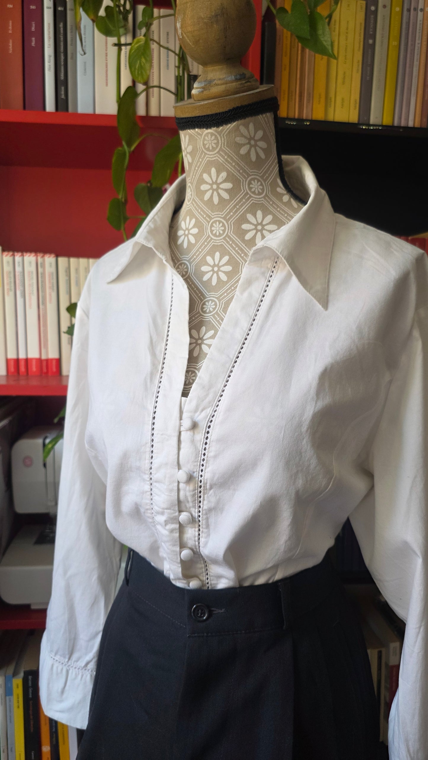 Camicia bianca in cotone