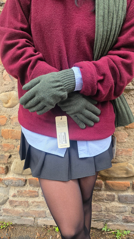 guanti in 100% cashmere (15 colori disponibili)