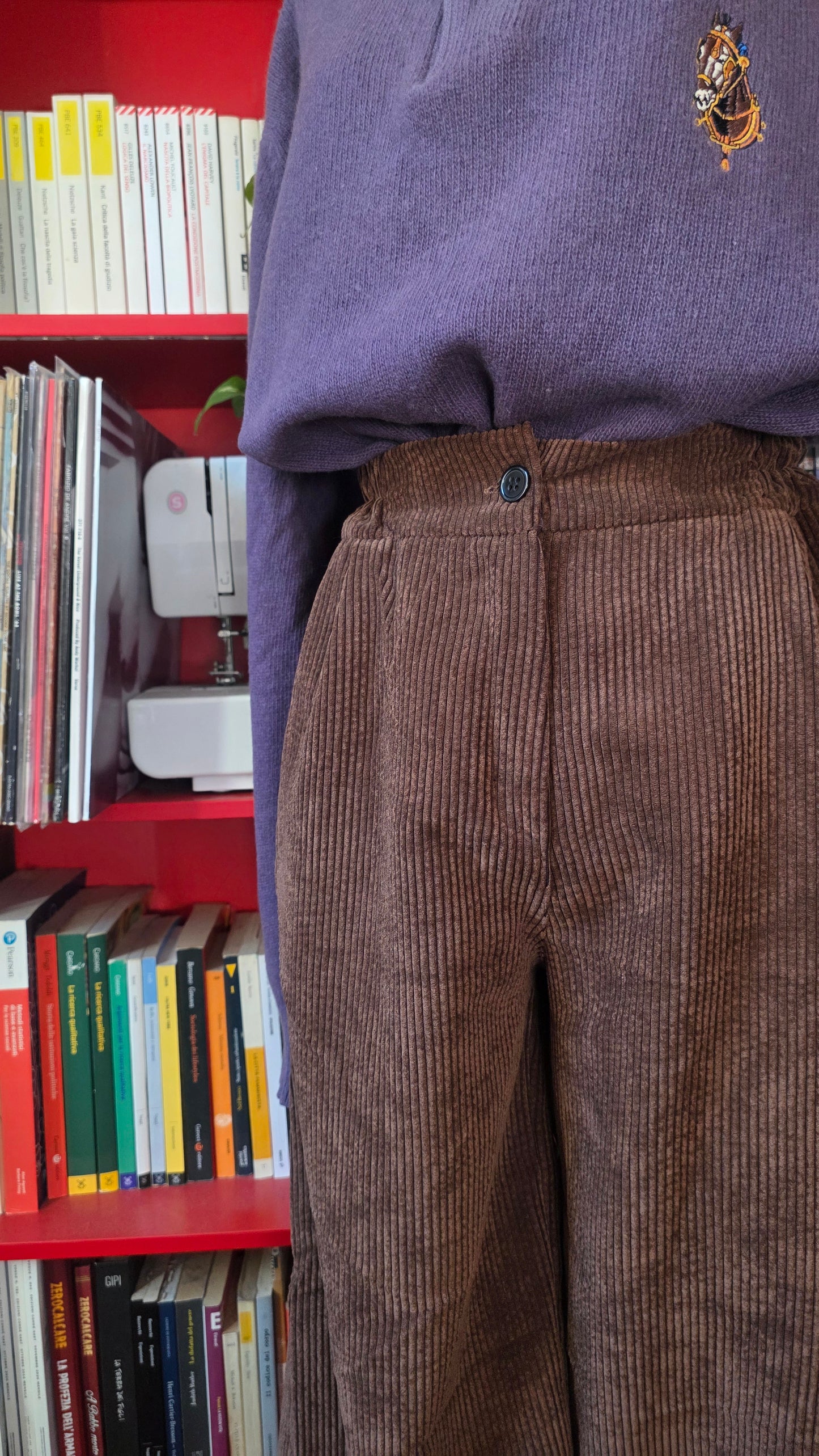 Pantaloni in velluto a coste