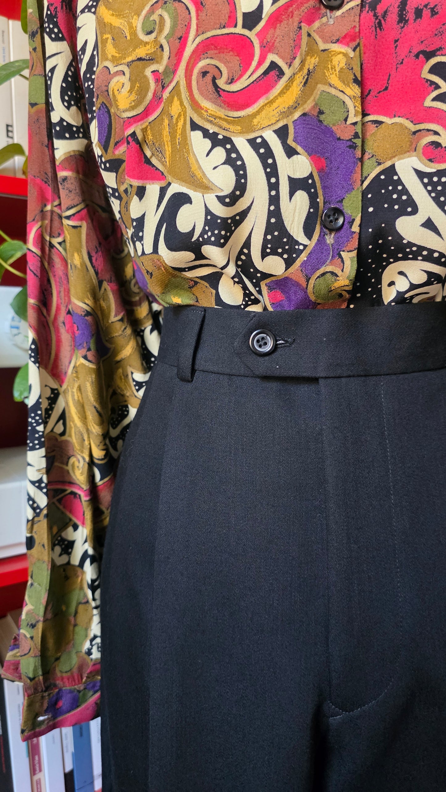 Pantaloni che sognavo neri in pura lana Verità Italiana