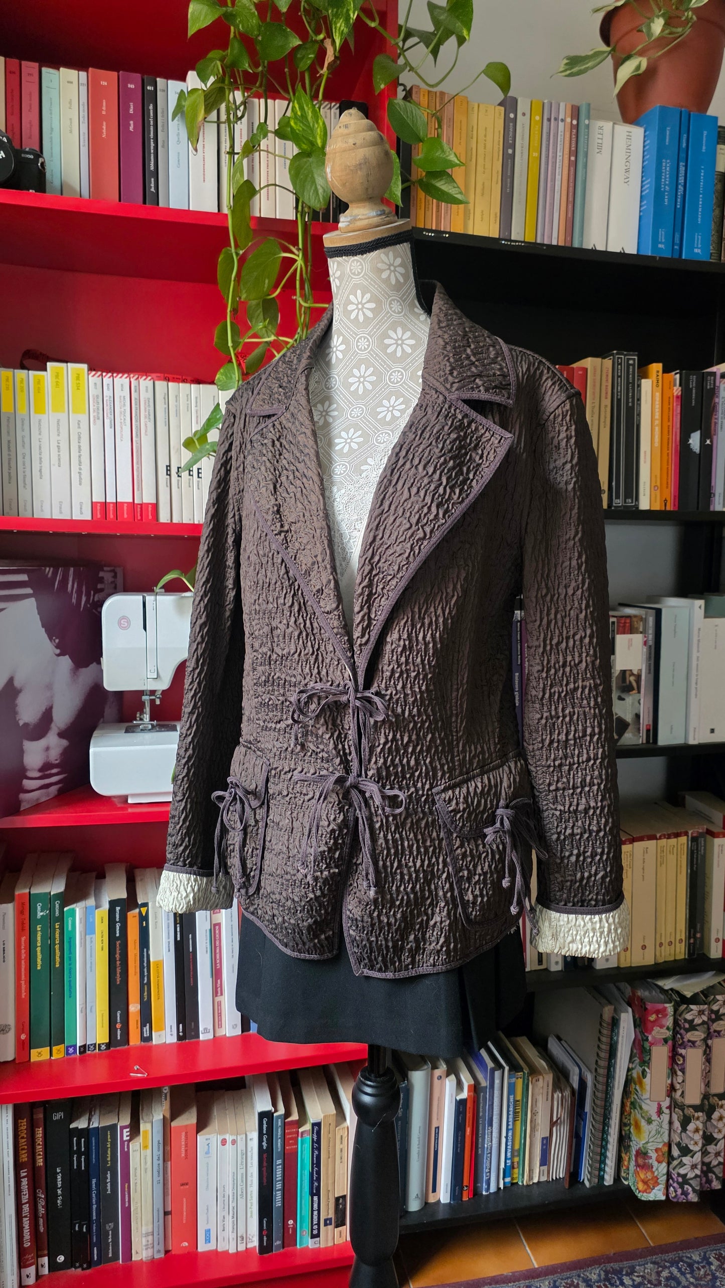 Giacca trapuntata handmade