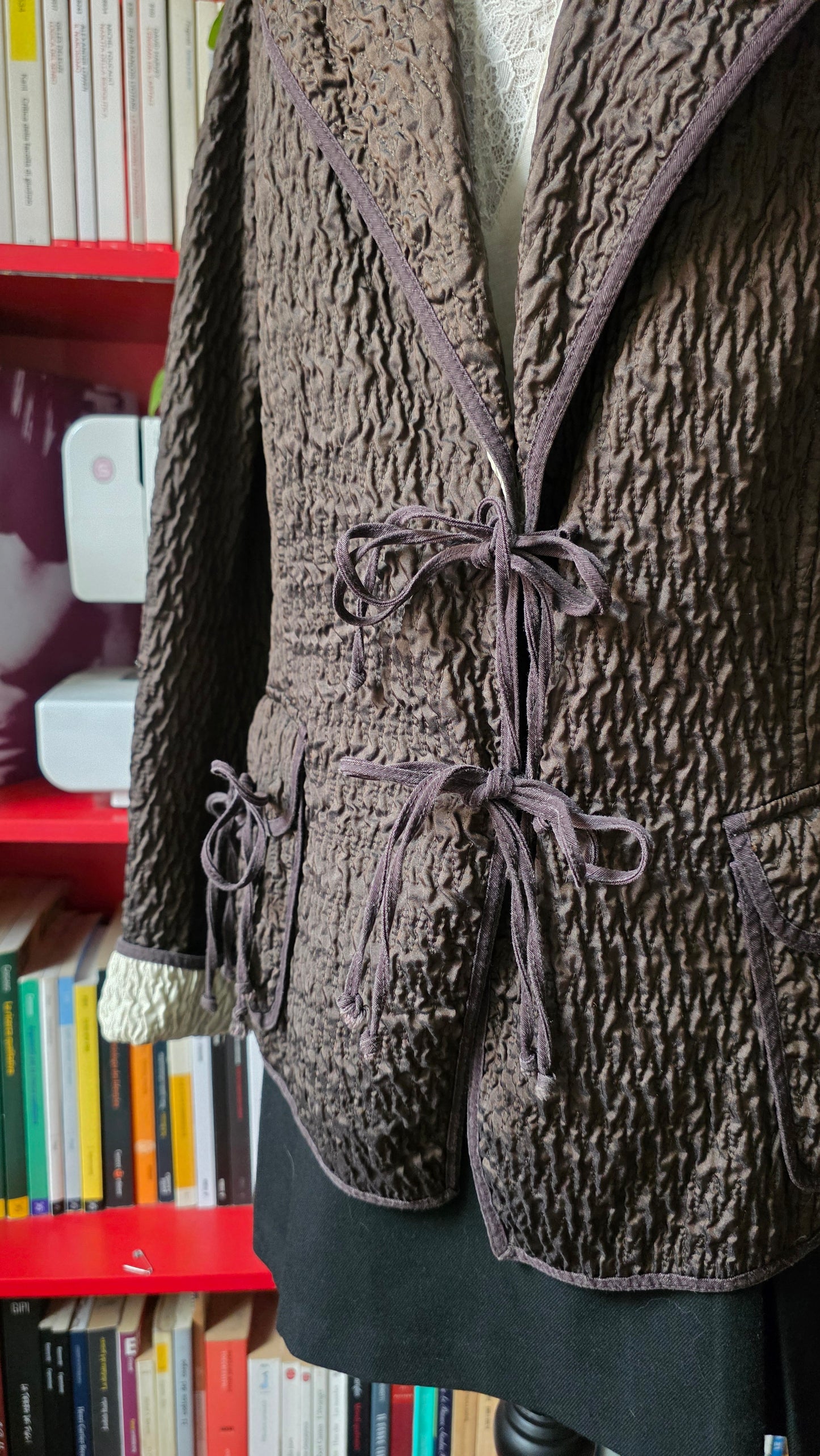 Giacca trapuntata handmade