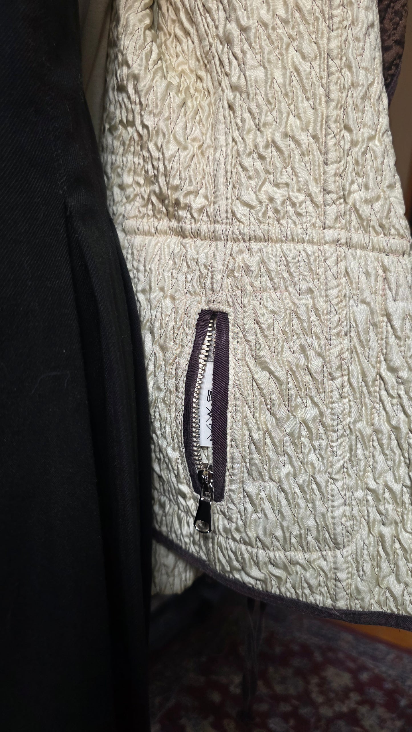 Giacca trapuntata handmade