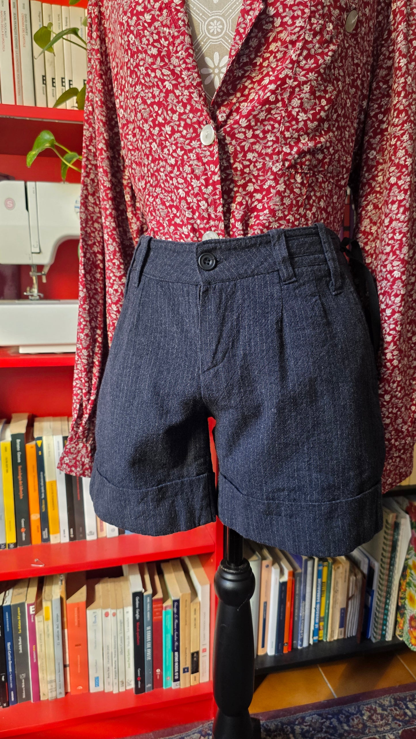 Pantaloncini gessati