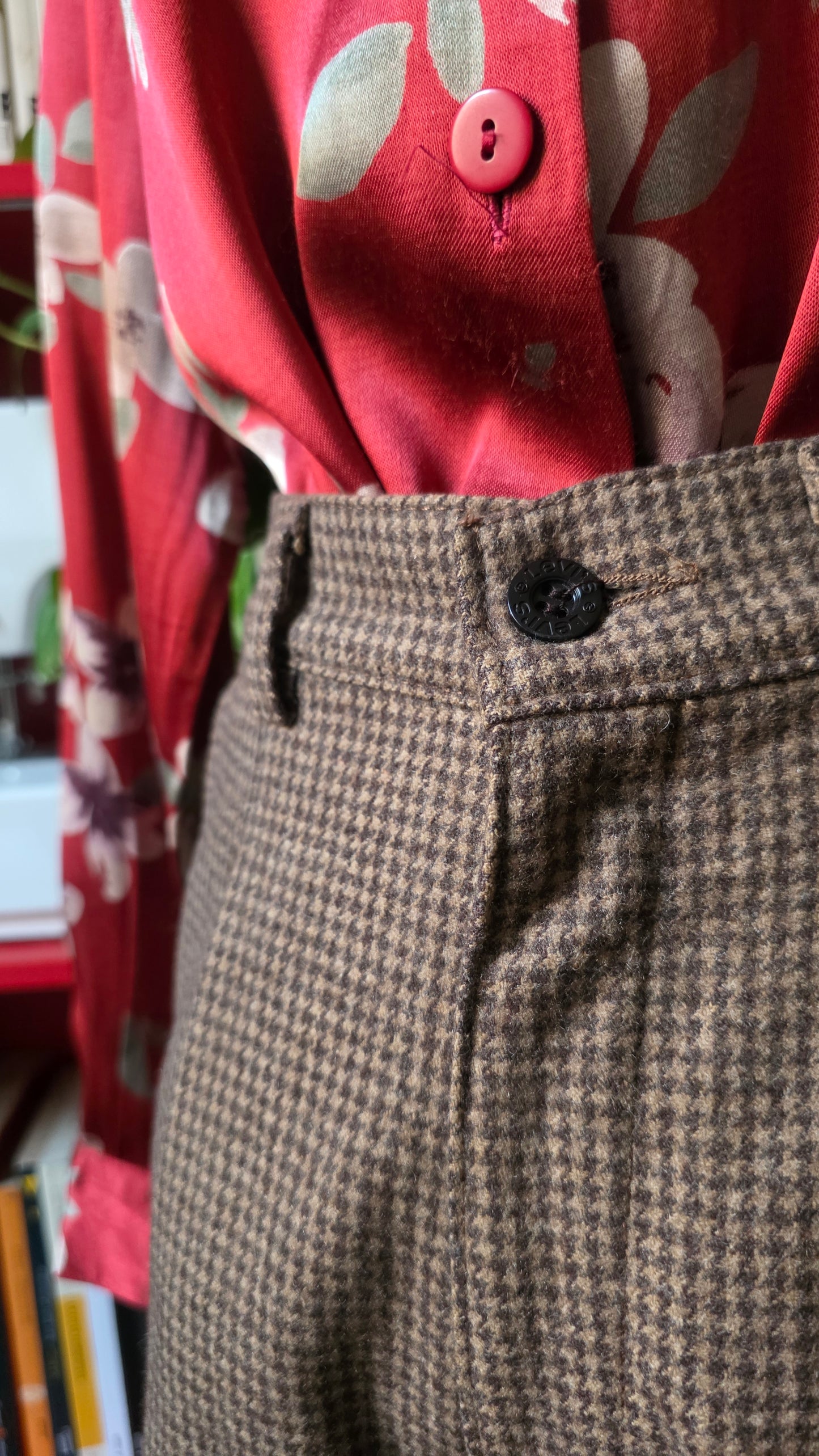 Pantaloni pied de poule Levi's