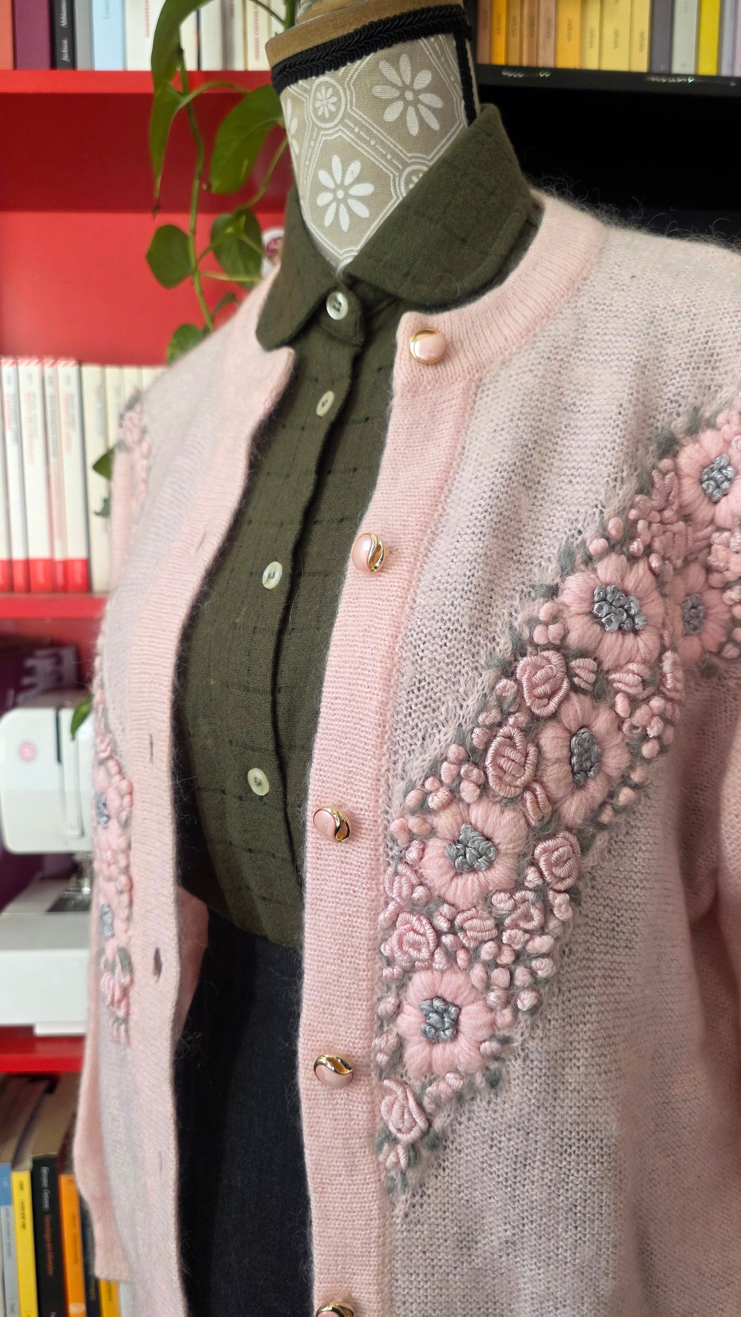 Cardigan romantico mohair