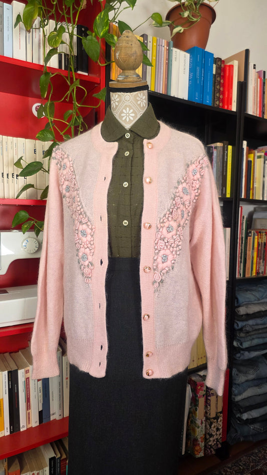 Cardigan romantico mohair