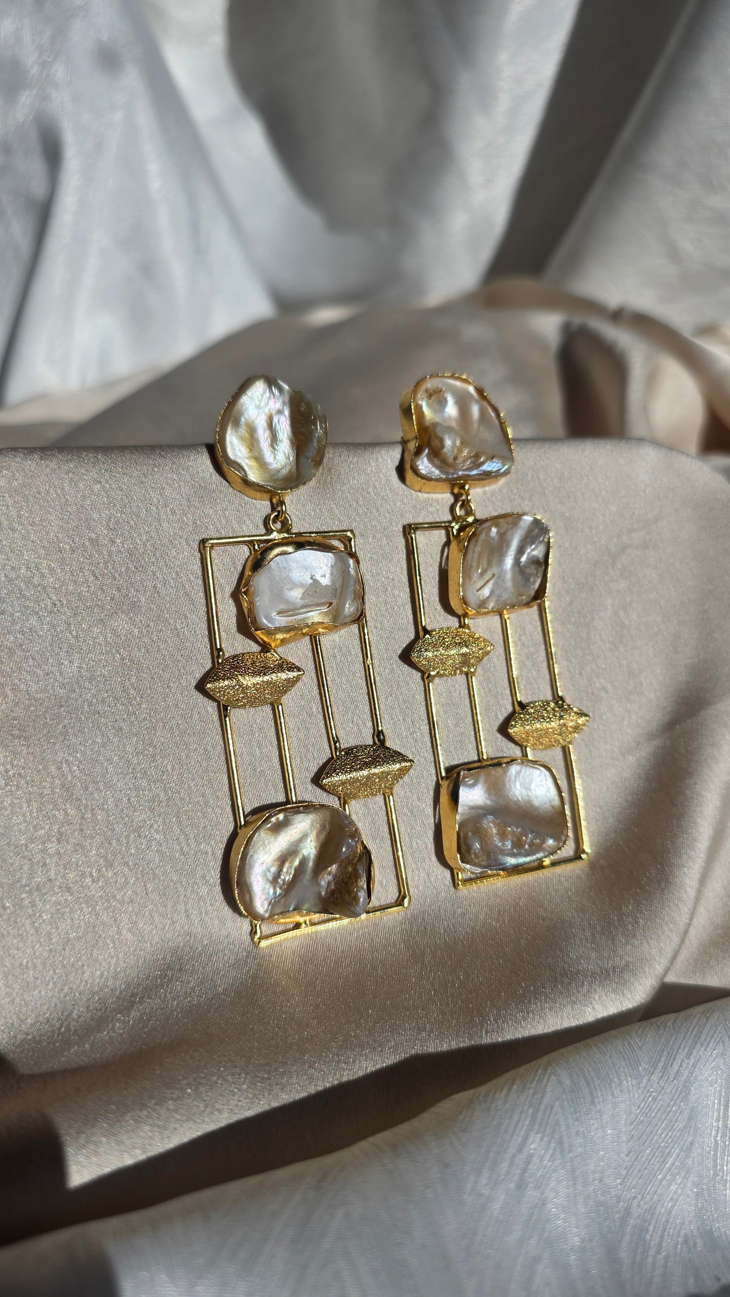 Orecchini in madreperla