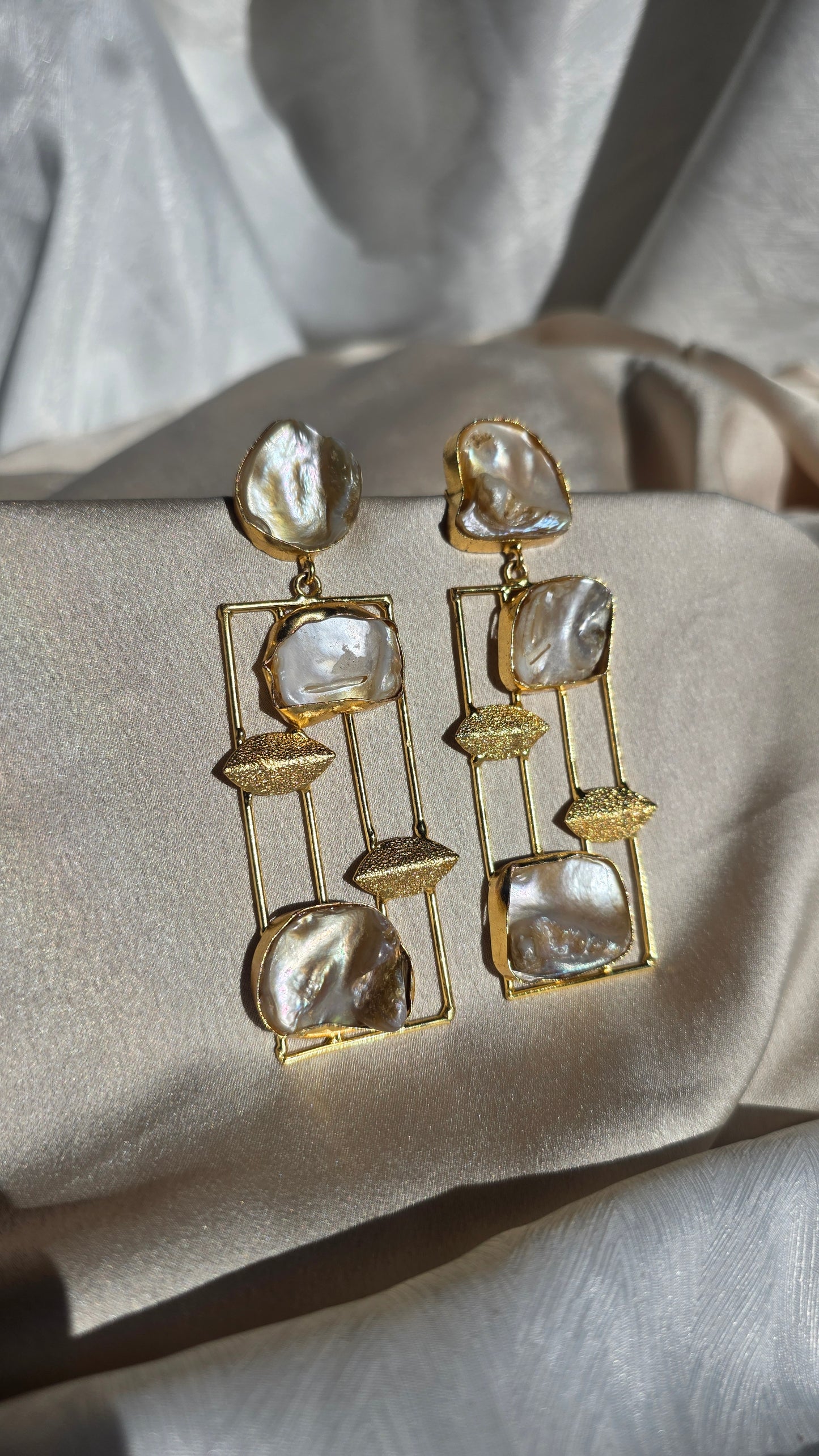 Orecchini in madreperla