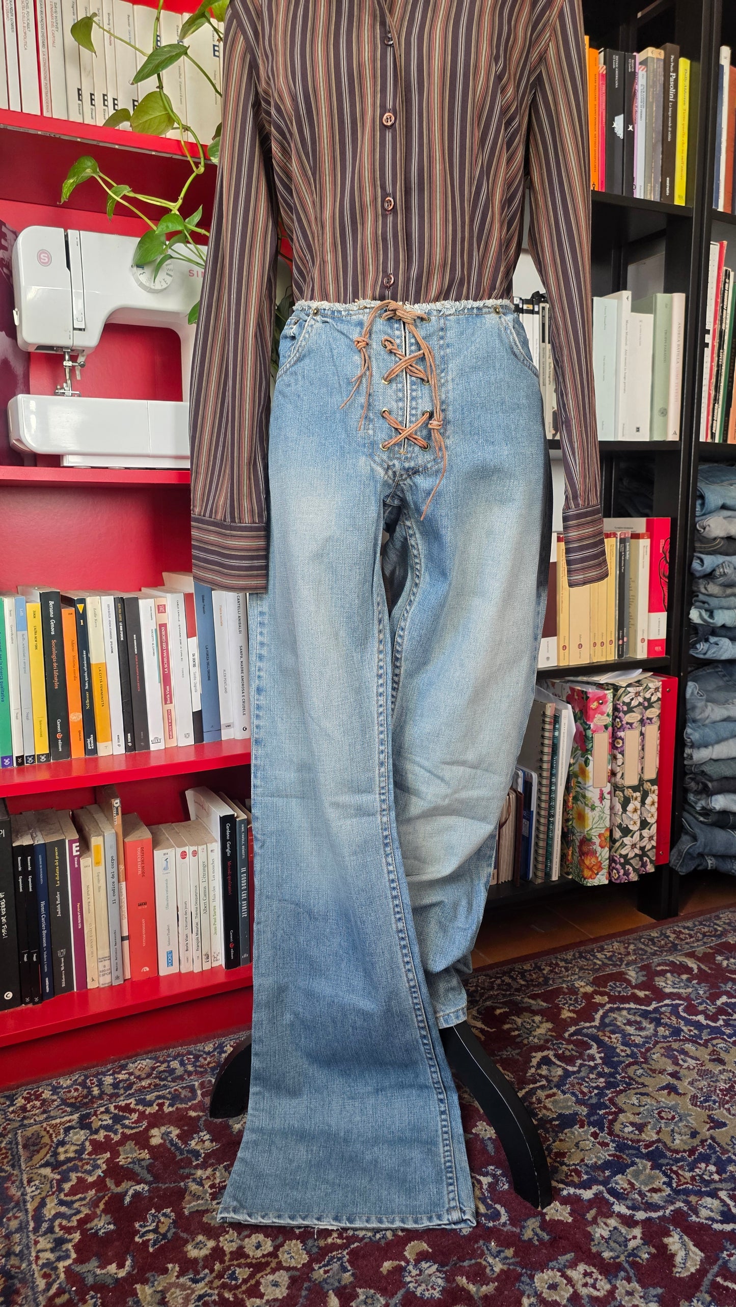 Jeans a zampa anni 2000