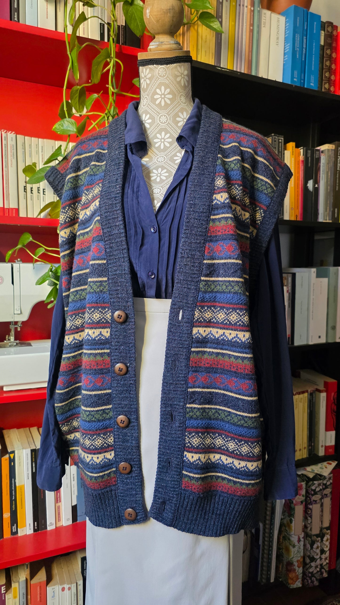 Gilet in misto lana