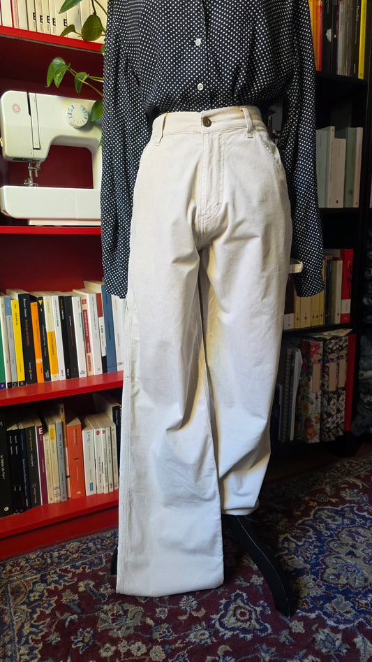 Pantaloni cargo in velluto