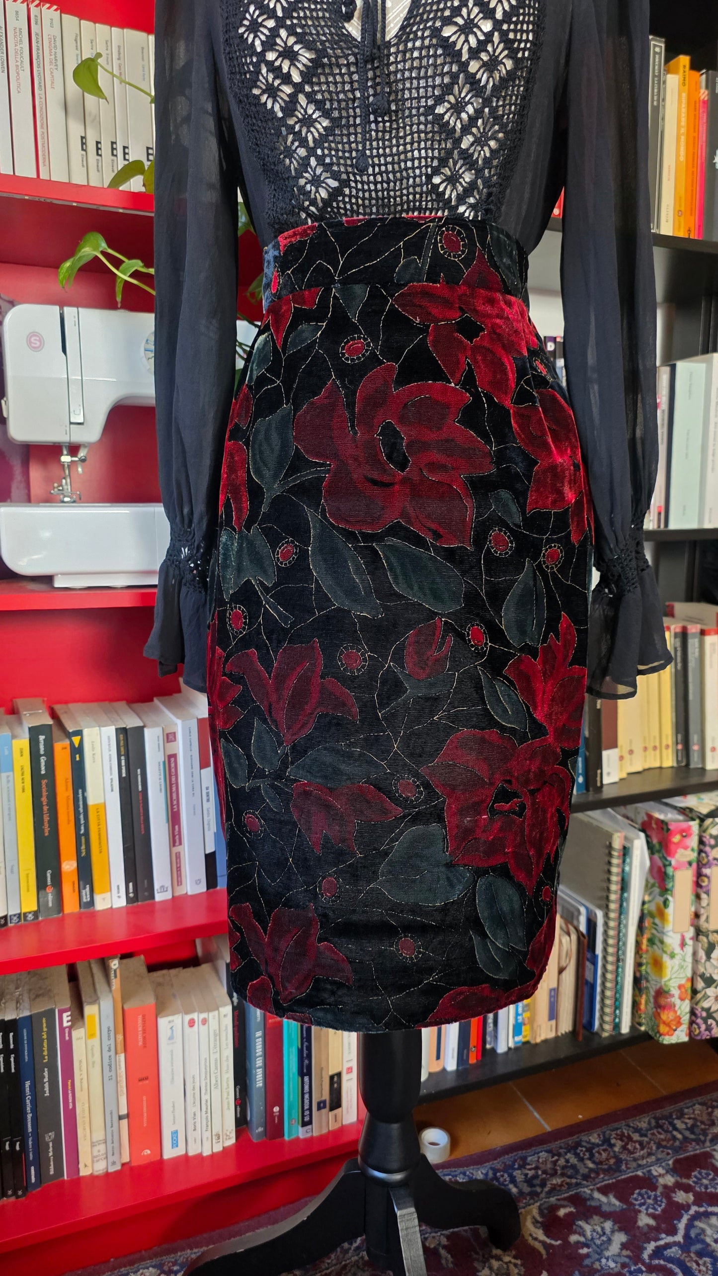 Gonna in velluto Ecco