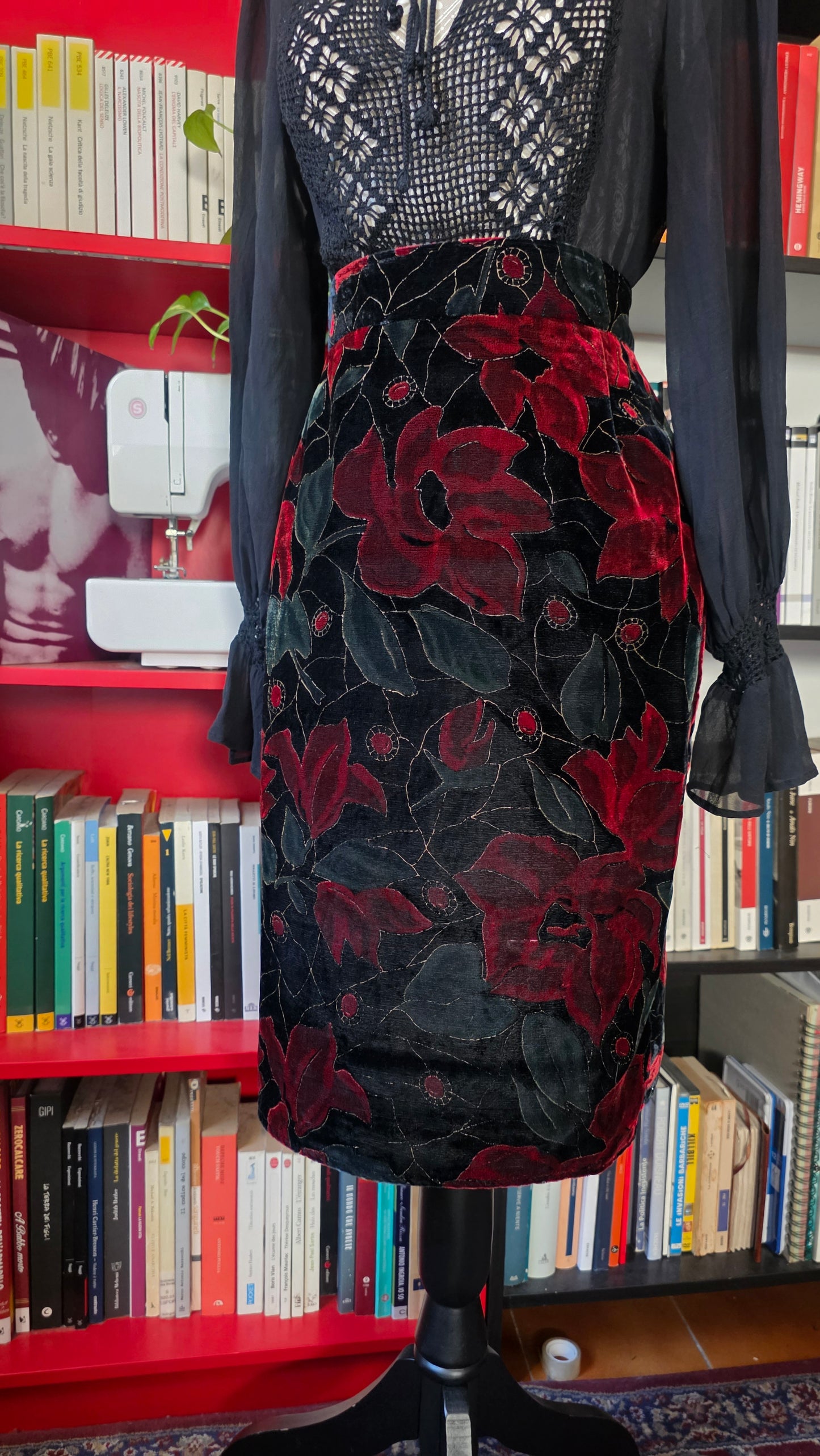 Gonna in velluto Ecco