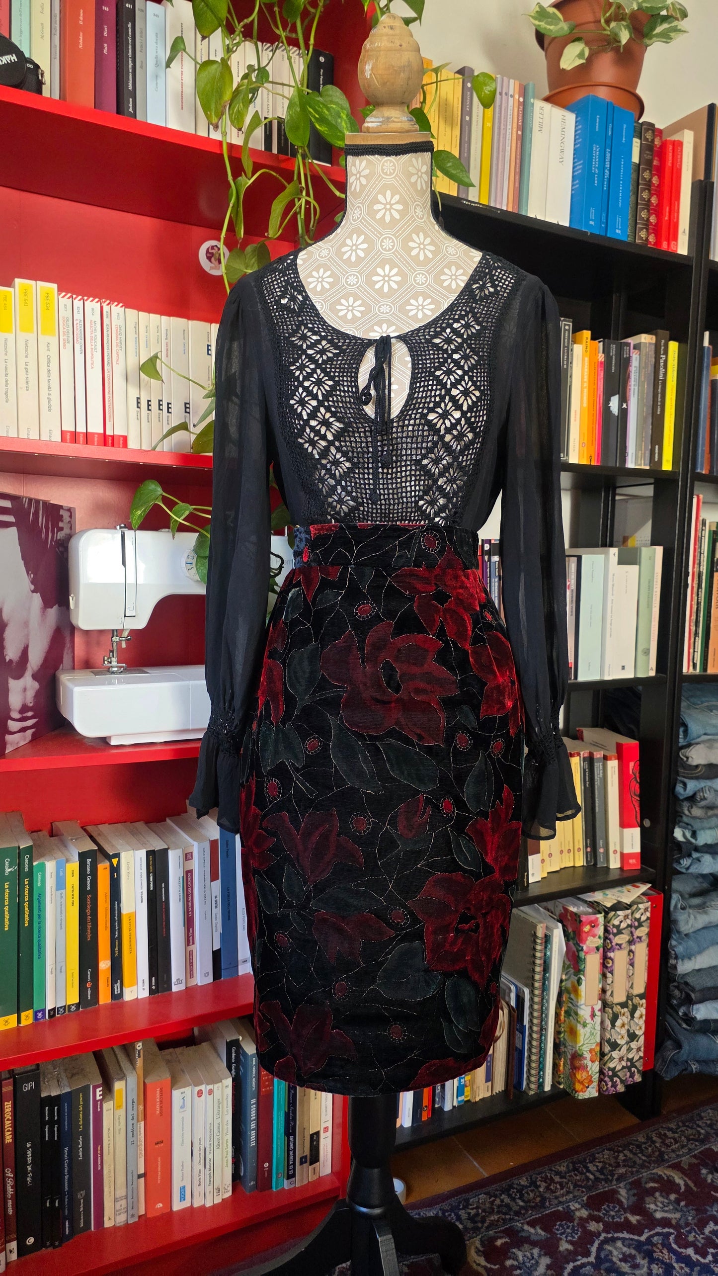 Gonna in velluto Ecco