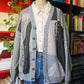 Cardigan toni del grigio