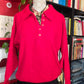 Maglione in angora rosso