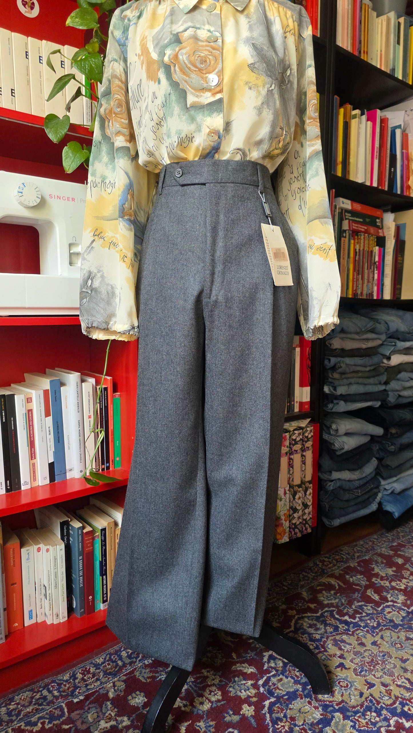 Pantaloni da sogno #2 Lorenzo Grimaldi grigio chiaro