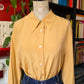 Camicia pura seta ocra