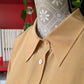 Camicia pura seta ocra