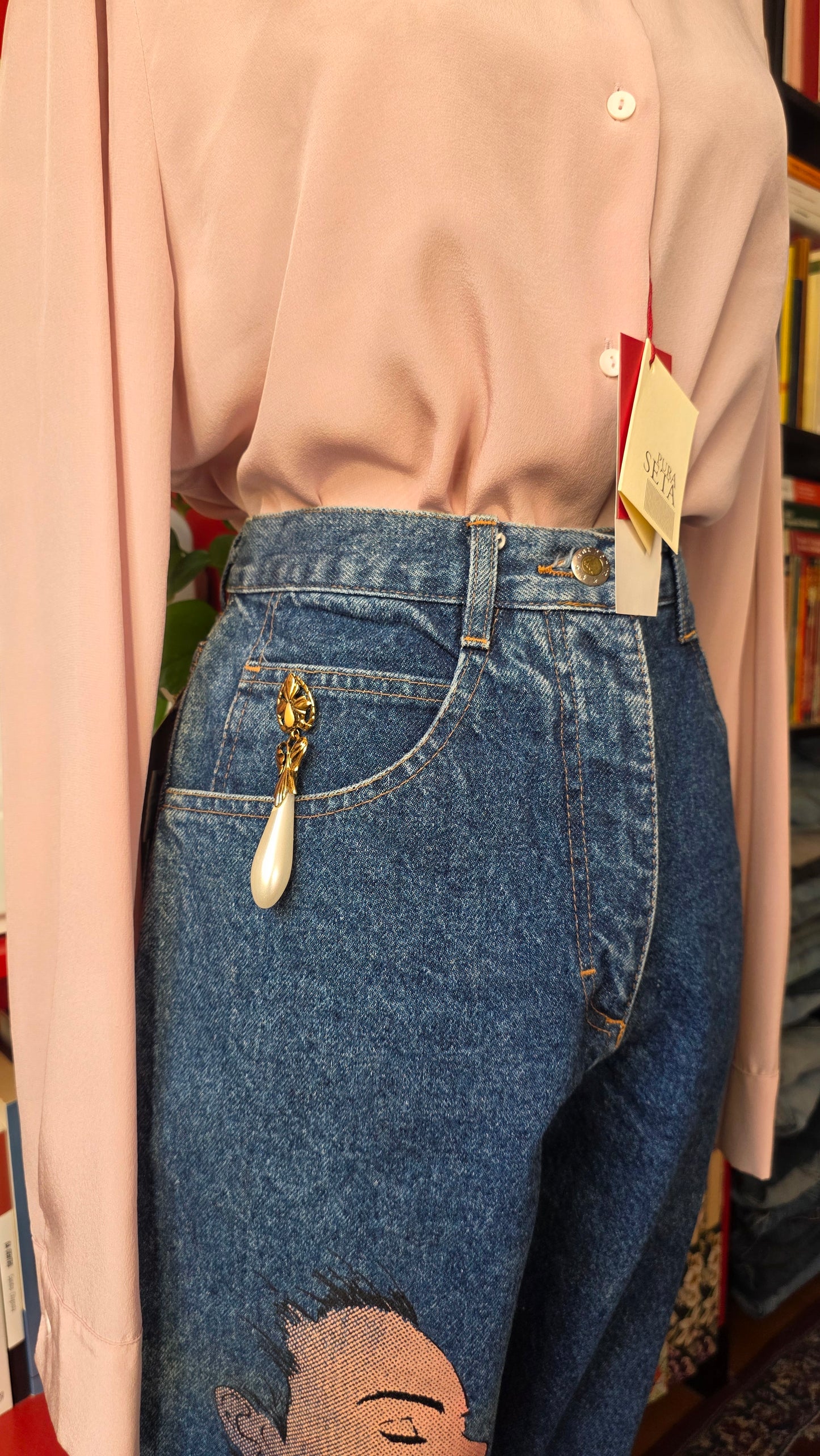 Jeans Anthony's con disegno