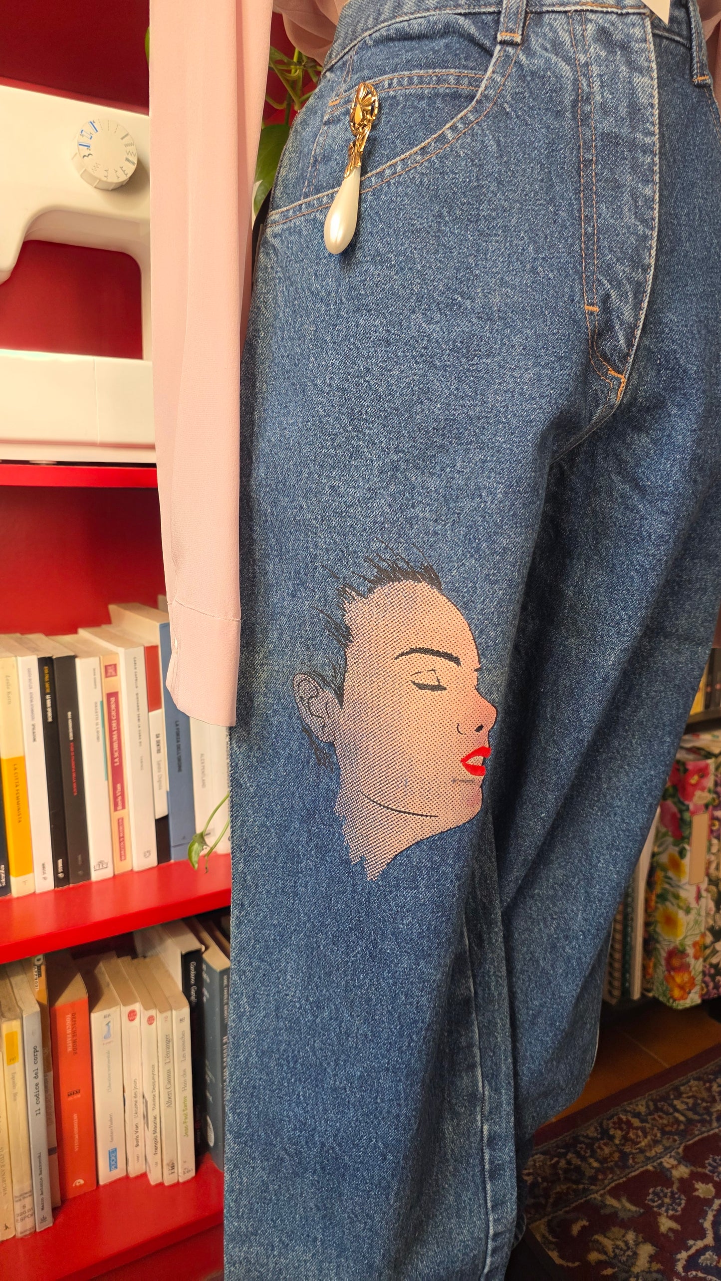 Jeans Anthony's con disegno